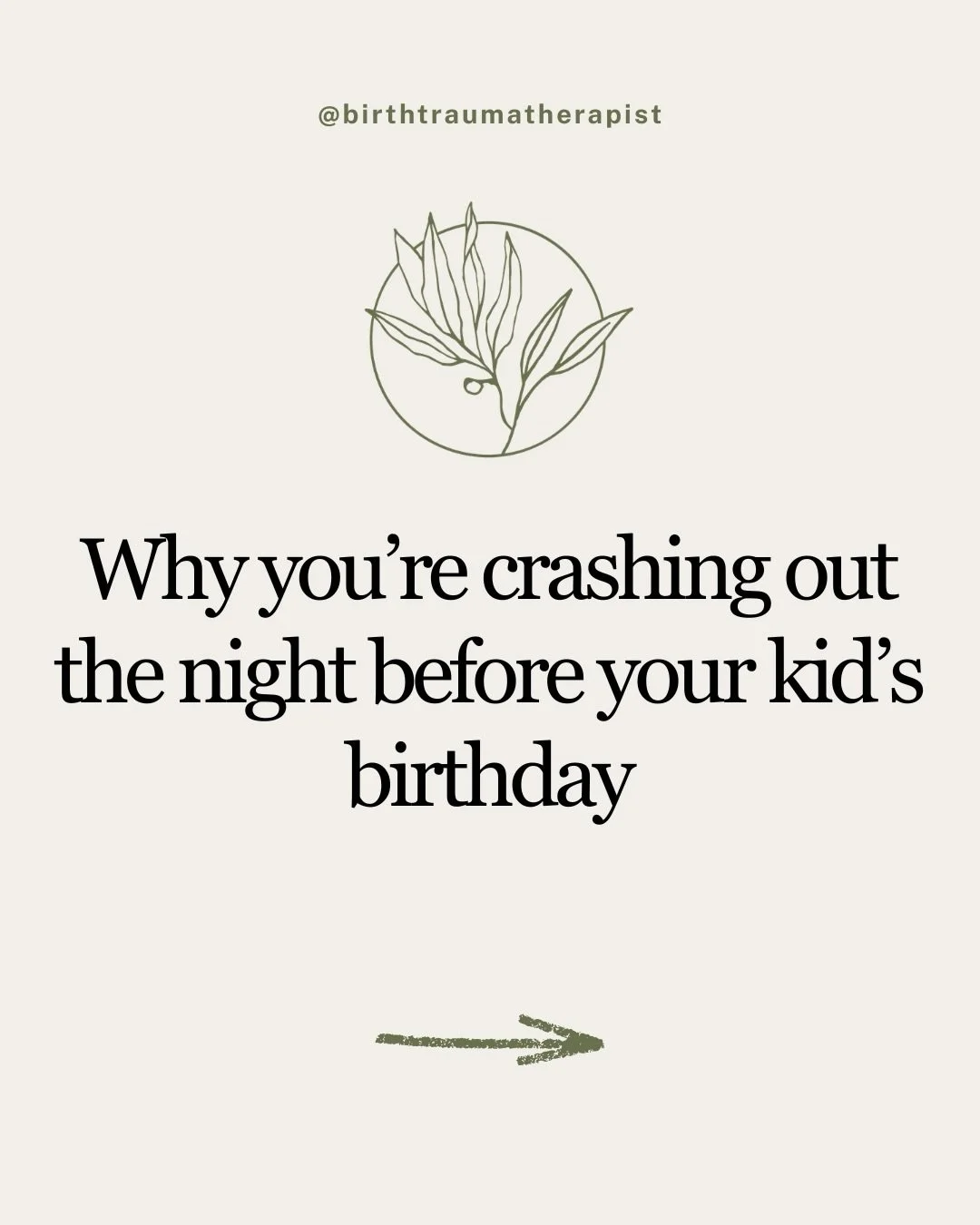 &ldquo;The anniversary of your trauma
is also your greatest love&rsquo;s birthday.&rdquo;

And no one really prepares you for that.

You can love your child more than anything in the world&hellip;
and still feel a heaviness leading up to their birthd