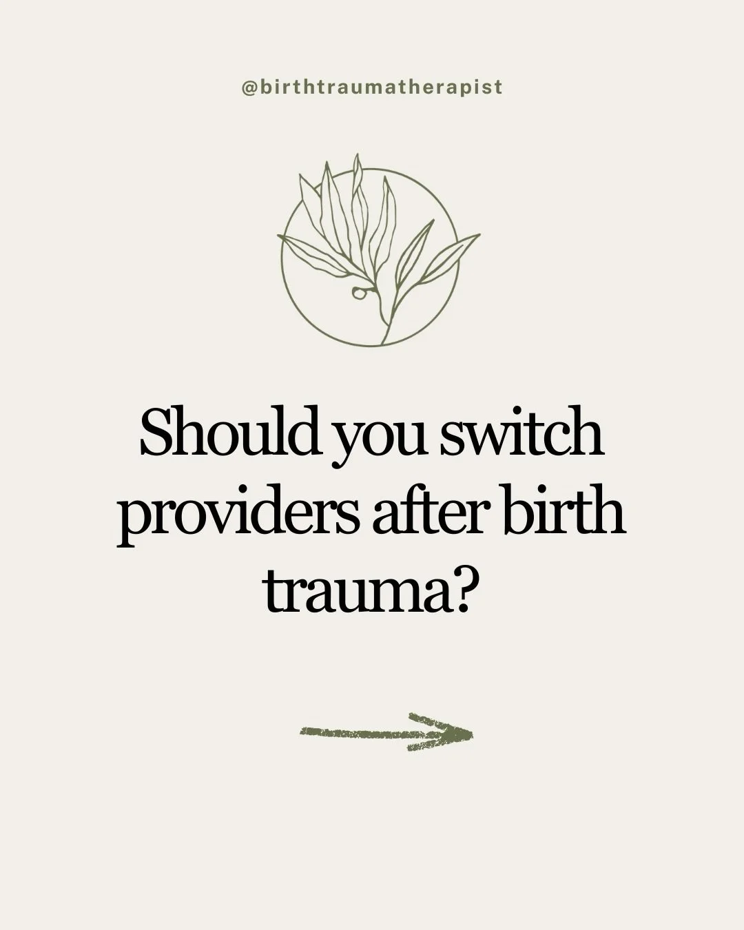 One of the hardest decisions after birth trauma is&hellip;
do I go back to the same provider?

And a lot of women feel stuck.

Part of you wants to avoid everything connected to what happened.
And part of you wonders if switching is the &ldquo;right&