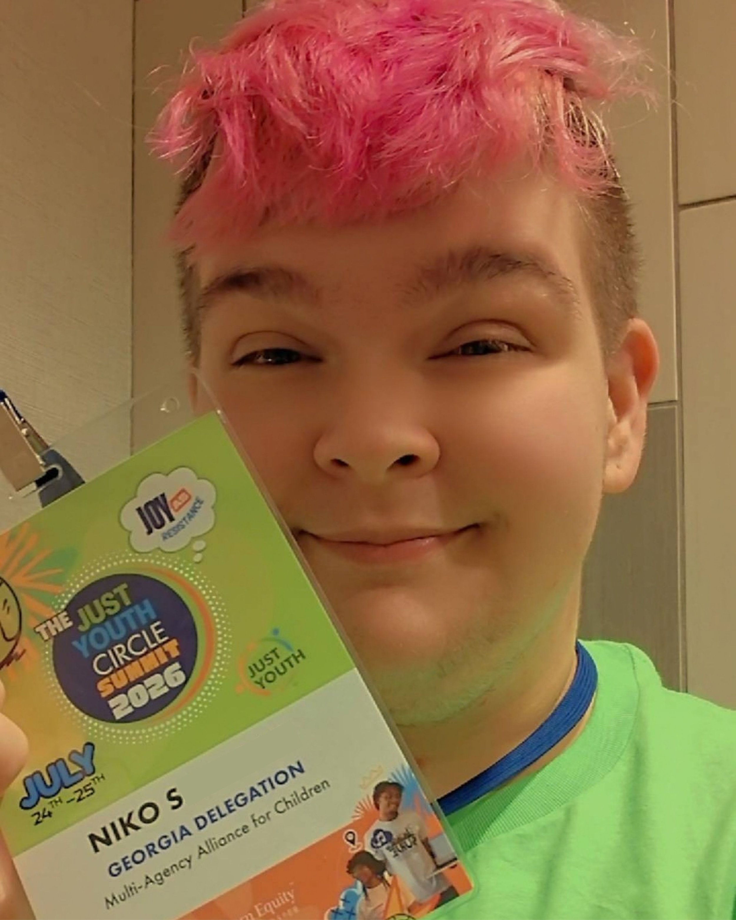 Niko S. / “Having community and consistent connection makes you feel supported and seen.”