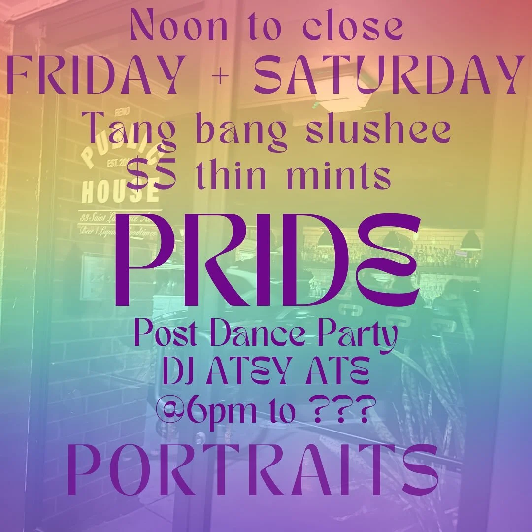 🌈✨ PRIDE never stops, but this weekend we&rsquo;re turning it ALL the way up. ✨🌈
🚧 Streets closed? Doesn&rsquo;t matter. We&rsquo;re WIDE open. 🍹 Wknd drink specials start Friday. $5 Thin Mint shots. $9 Tang Bang Slusheeeees. 🎉 Saturday = MidTow