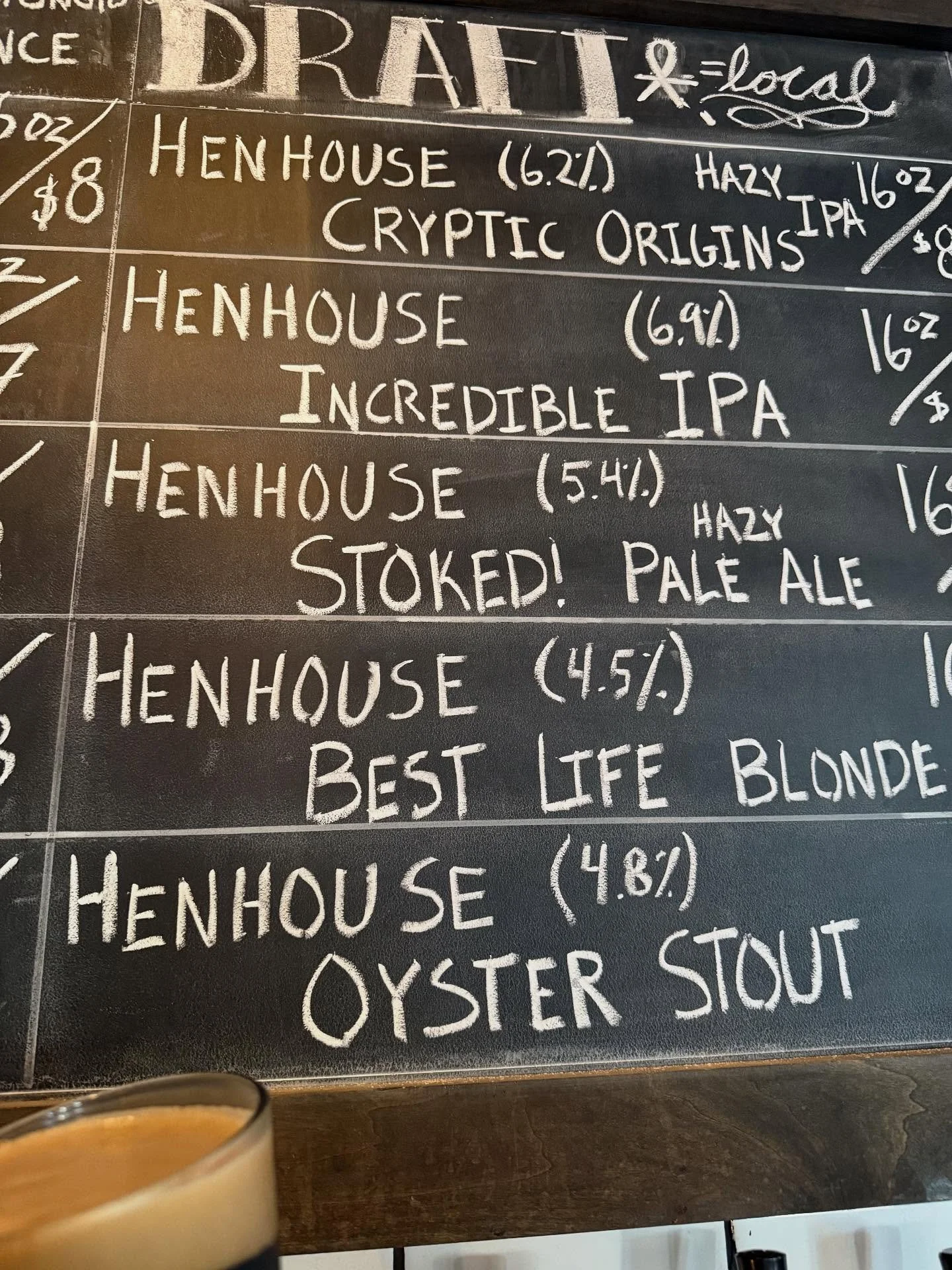 Stoked! to have HenHouse in Public House! We just had to snag every beer they had. @henhousebrewing