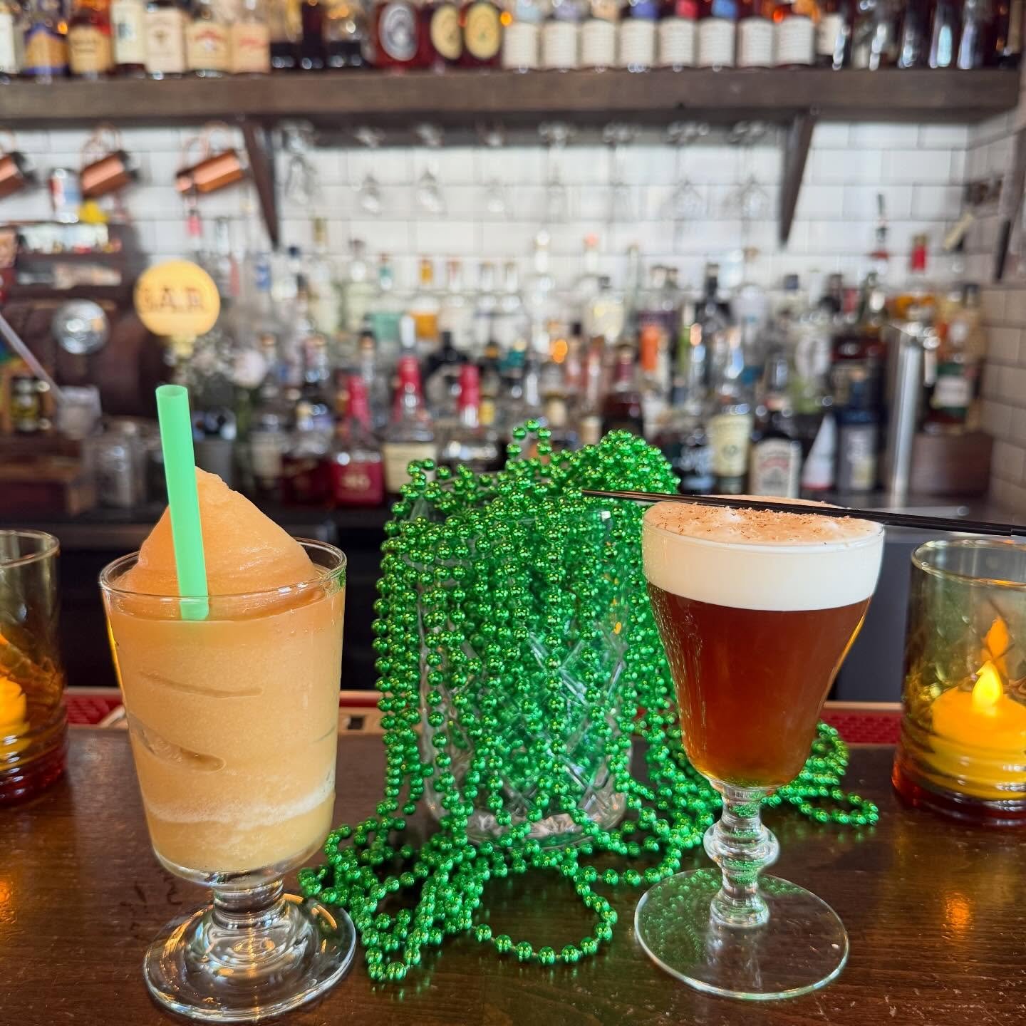 Irish coffee 2-ways, let Slushee season commence!