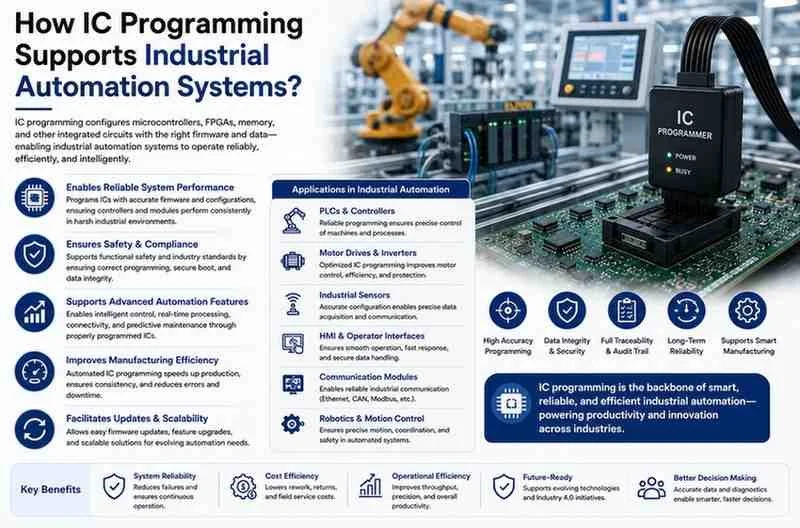How IC Programming Supports Industrial Automation Systems?