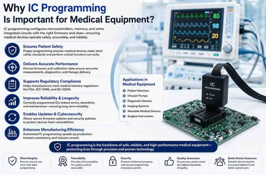 Why IC Programming Is Important for Medical Equipment?