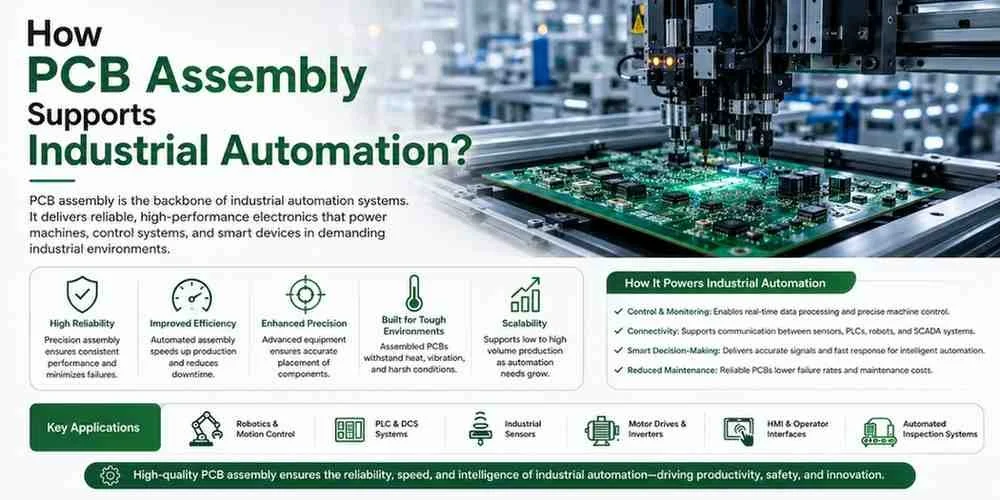 How PCB Assembly Supports Industrial Automation?