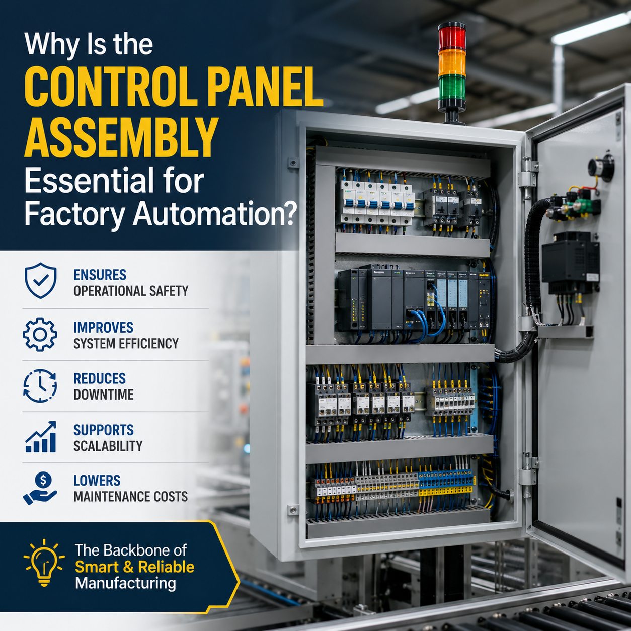Why Is the Control Panel Assembly Essential for Factory Automation?