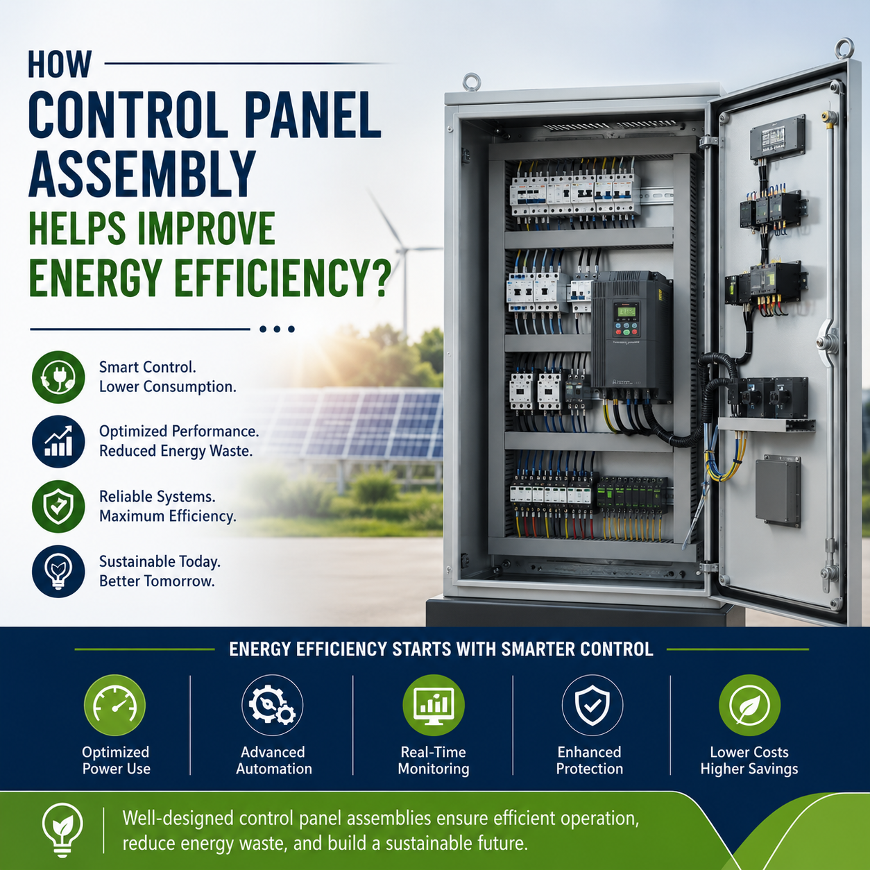 How Control Panel Assembly Help Improve Energy Efficiency?