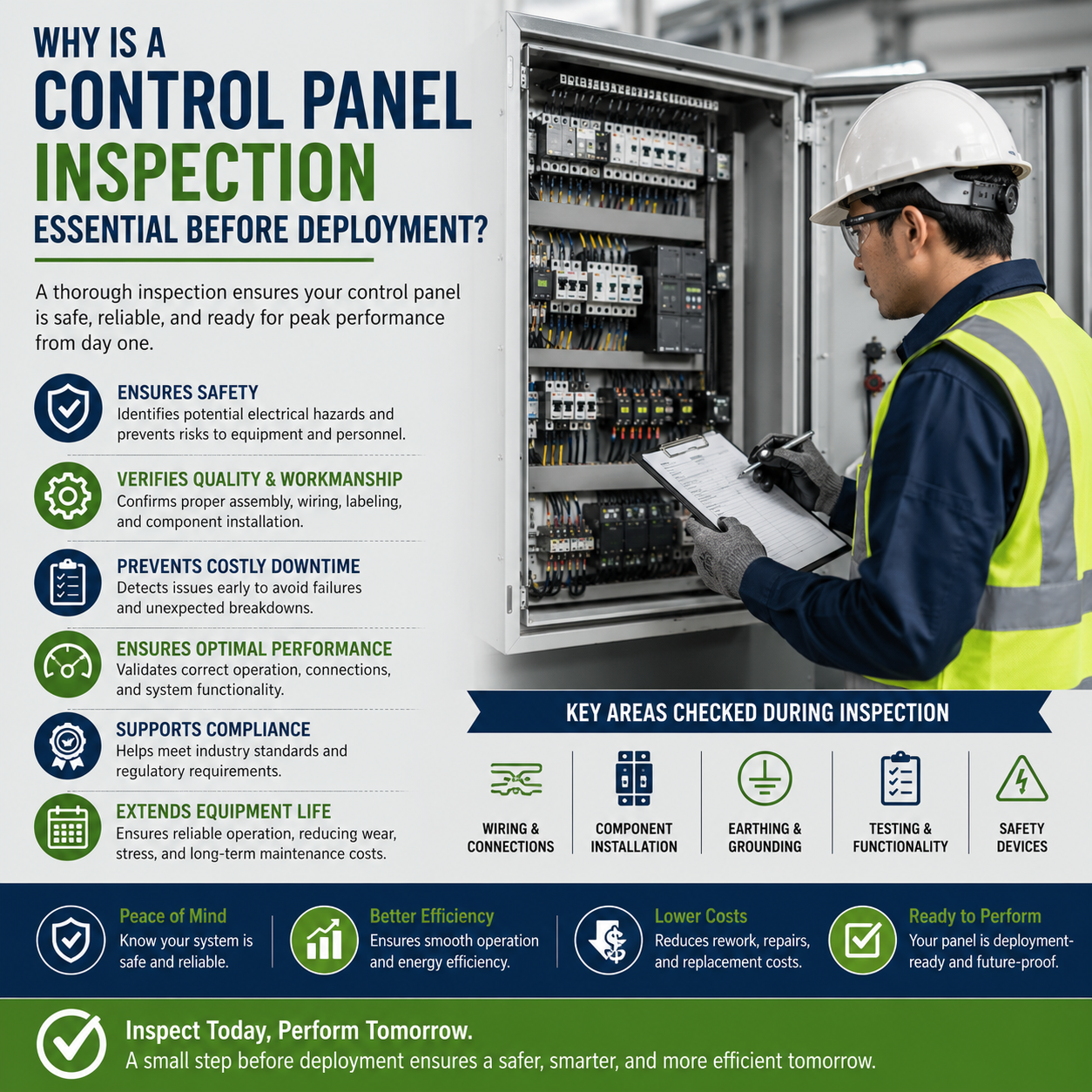 Why Is a Control Panel Inspection Essential Before Deployment?