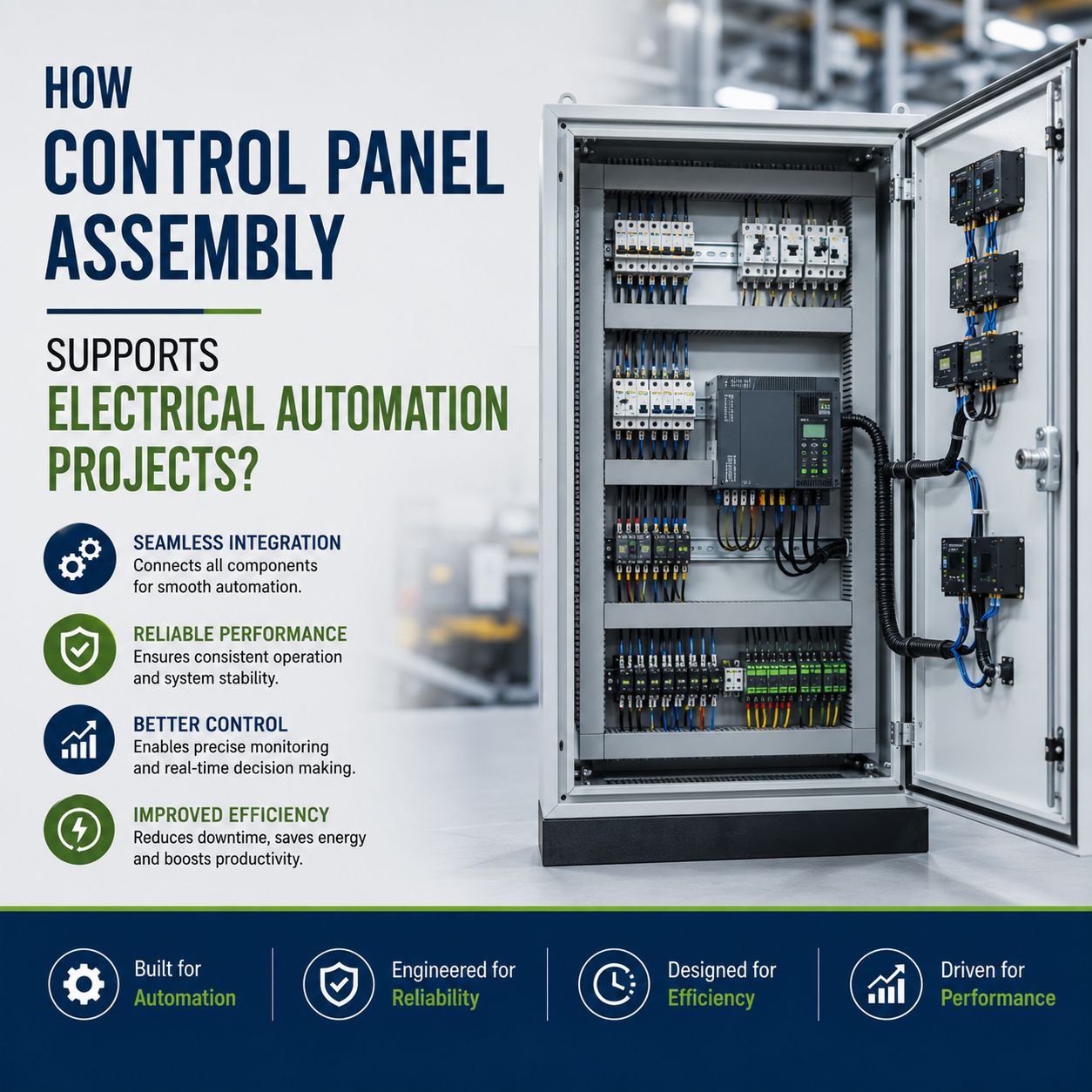 How Control Panel Assembly Supports Electrical Automation Projects?