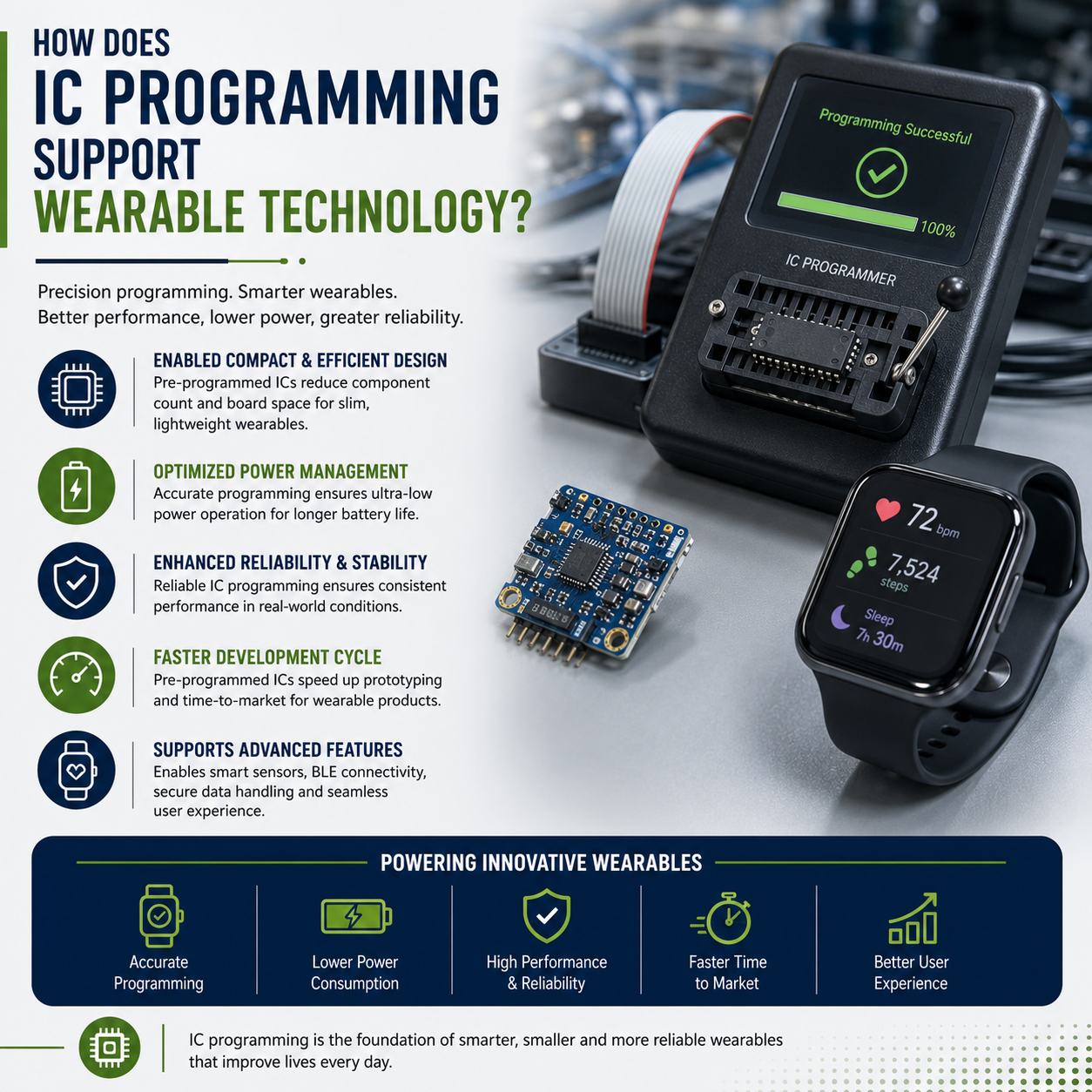 How Does IC Programming Support Wearable Technology?&nbsp;