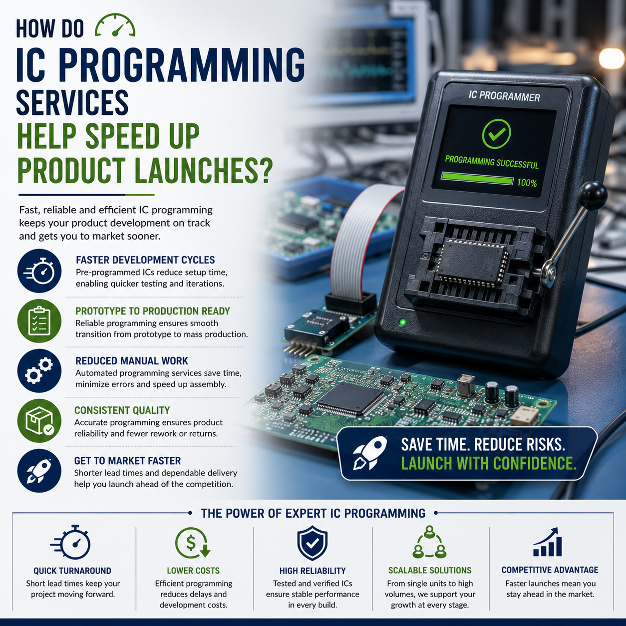 How Do IC Programming Services Help Speed Up Product Launches?&nbsp;