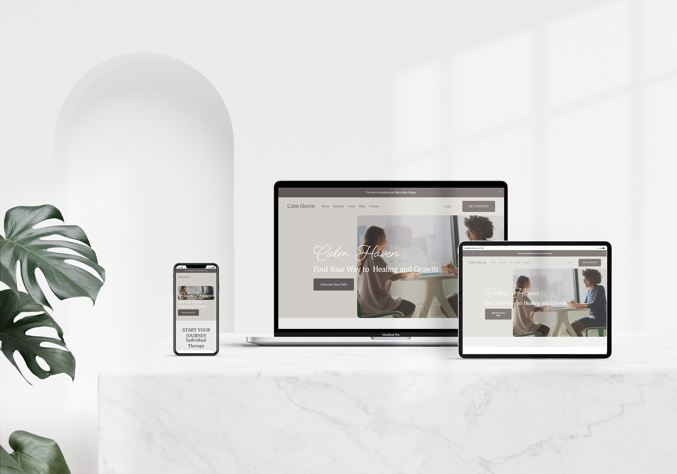 Calm Haven - Squarespace 7.1 Template