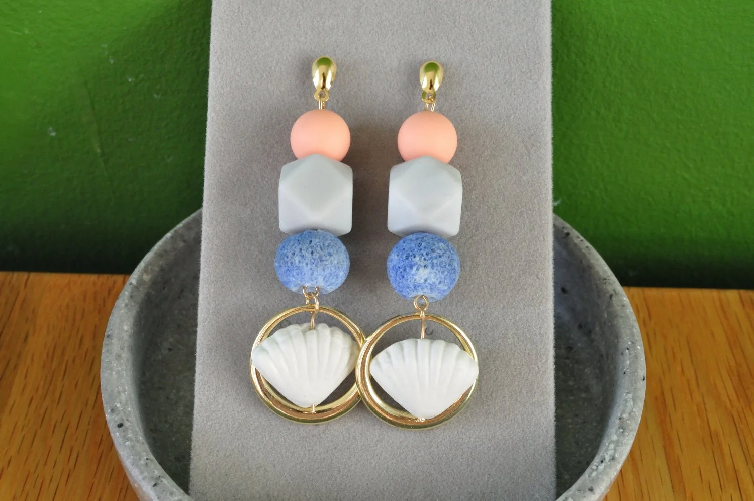 We Love Shells and Pastel Statement Earrings.JPG
