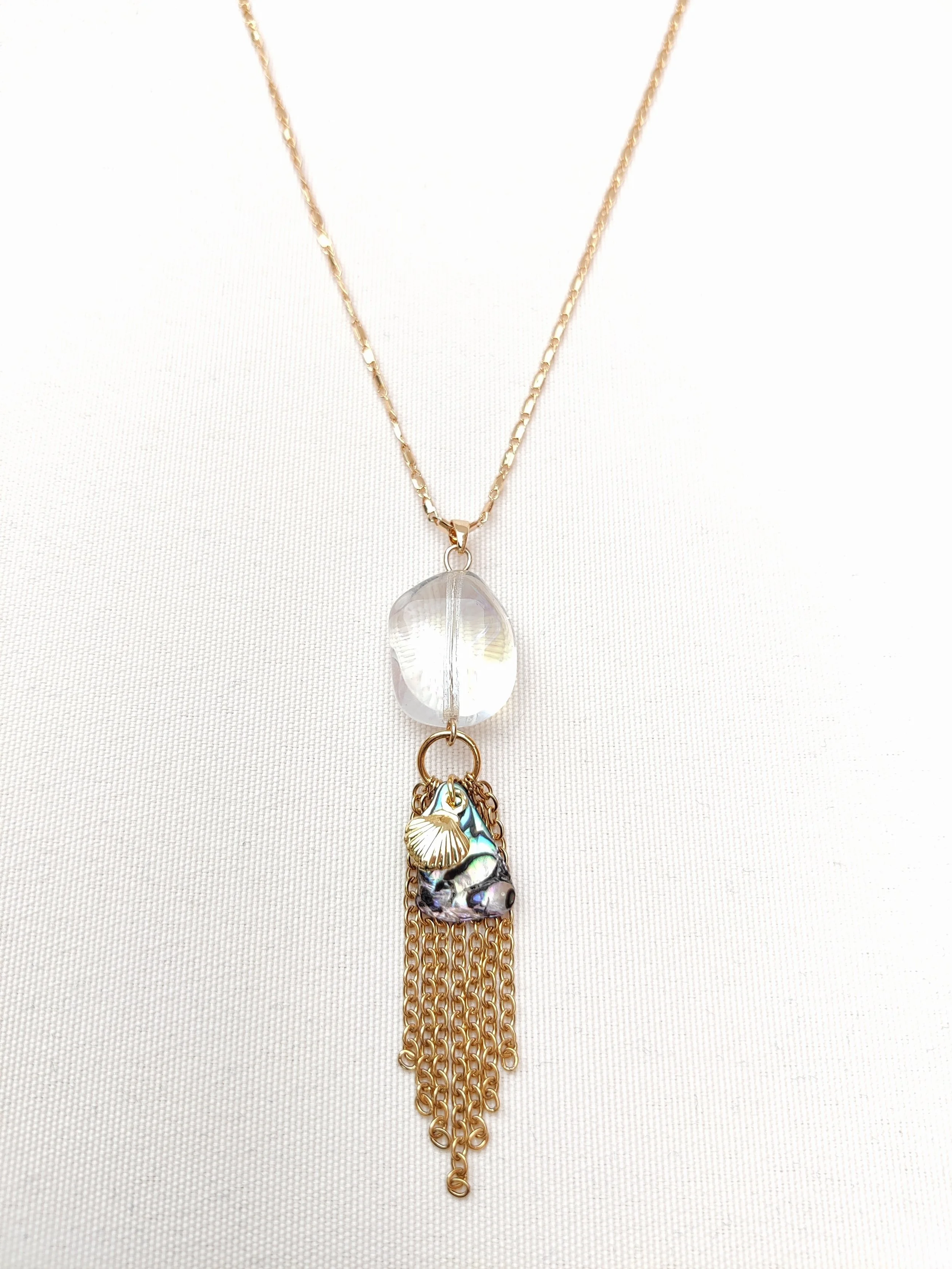 Glass Abalone Rainbow Shell necklace.jpeg