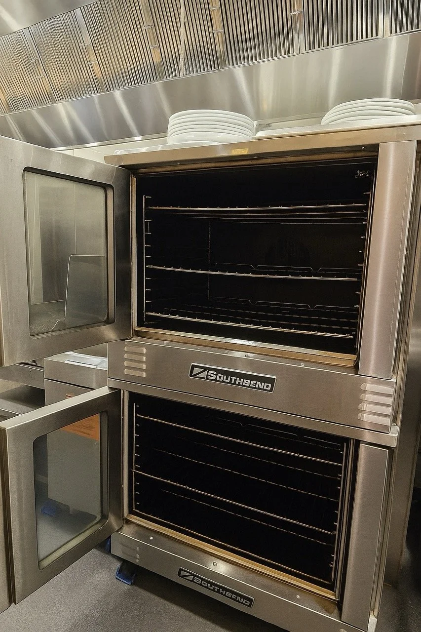 Restaurant oven completely clean and polished after commercial kitchen cleaning by OrakPro in Austin.