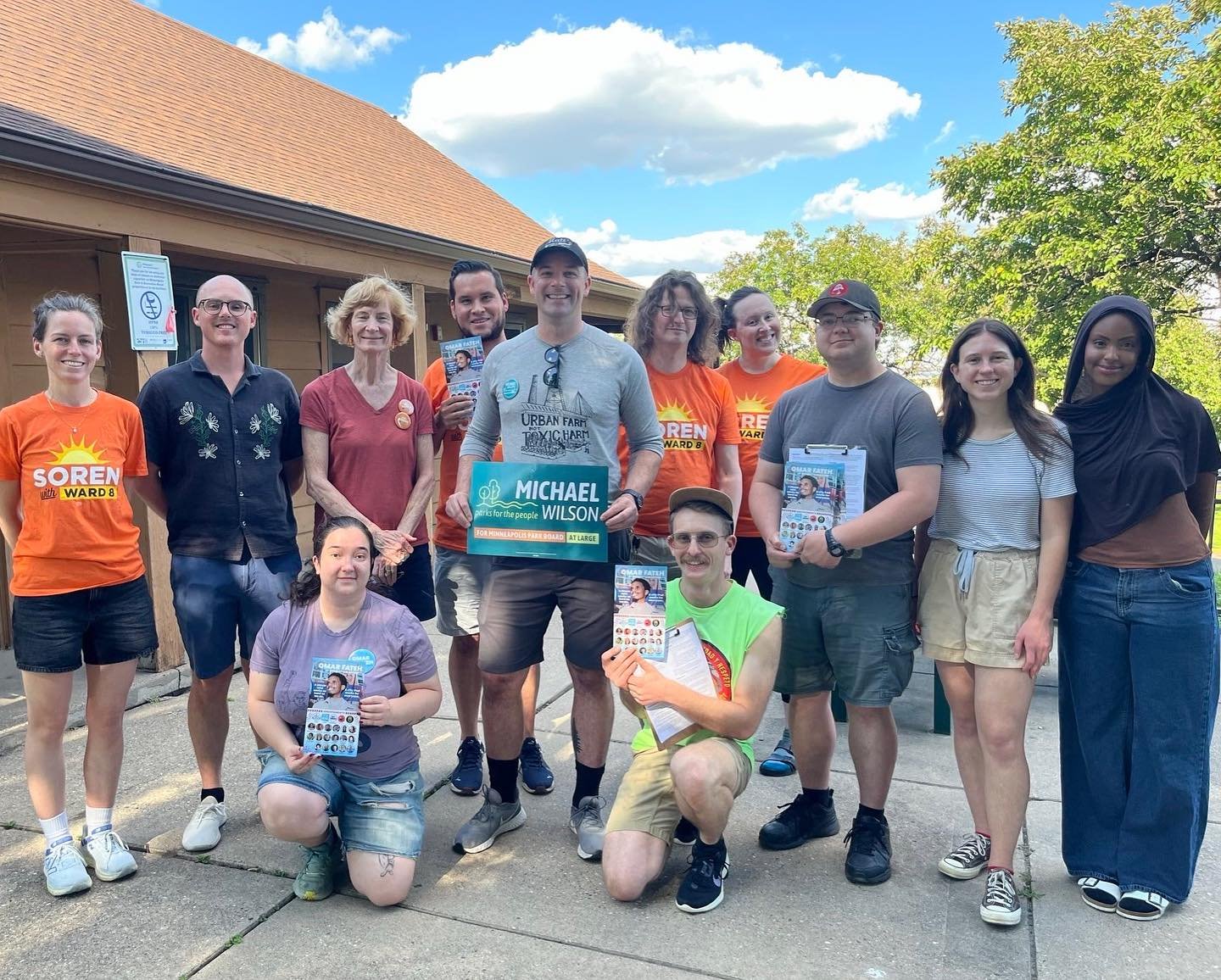 Thanks to all who attended our most recent door-knock in collaboration with @sorenwithward8 and @omarfatehmn !