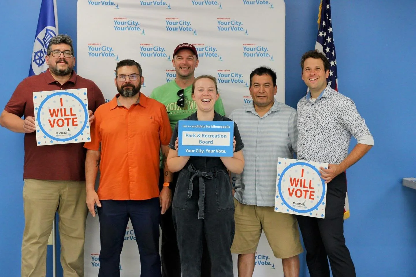 It was great to file with other DFL and Labor endorsed park board candidates!