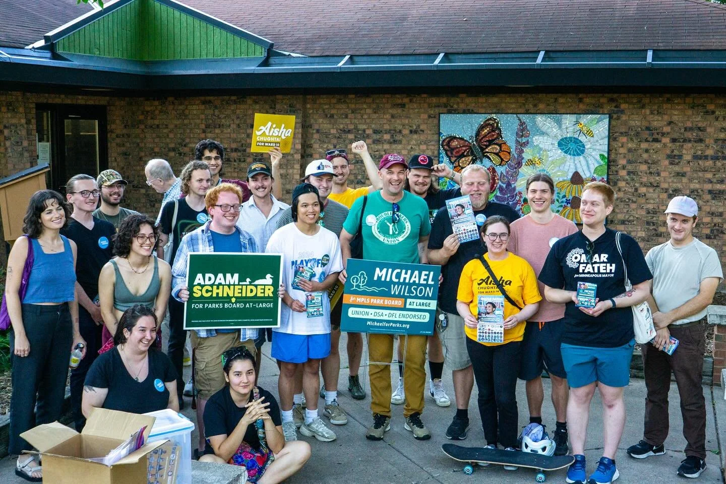 Another great night talking with renters about the November election, and people are getting excited for @omarfatehmn to be our next mayor!