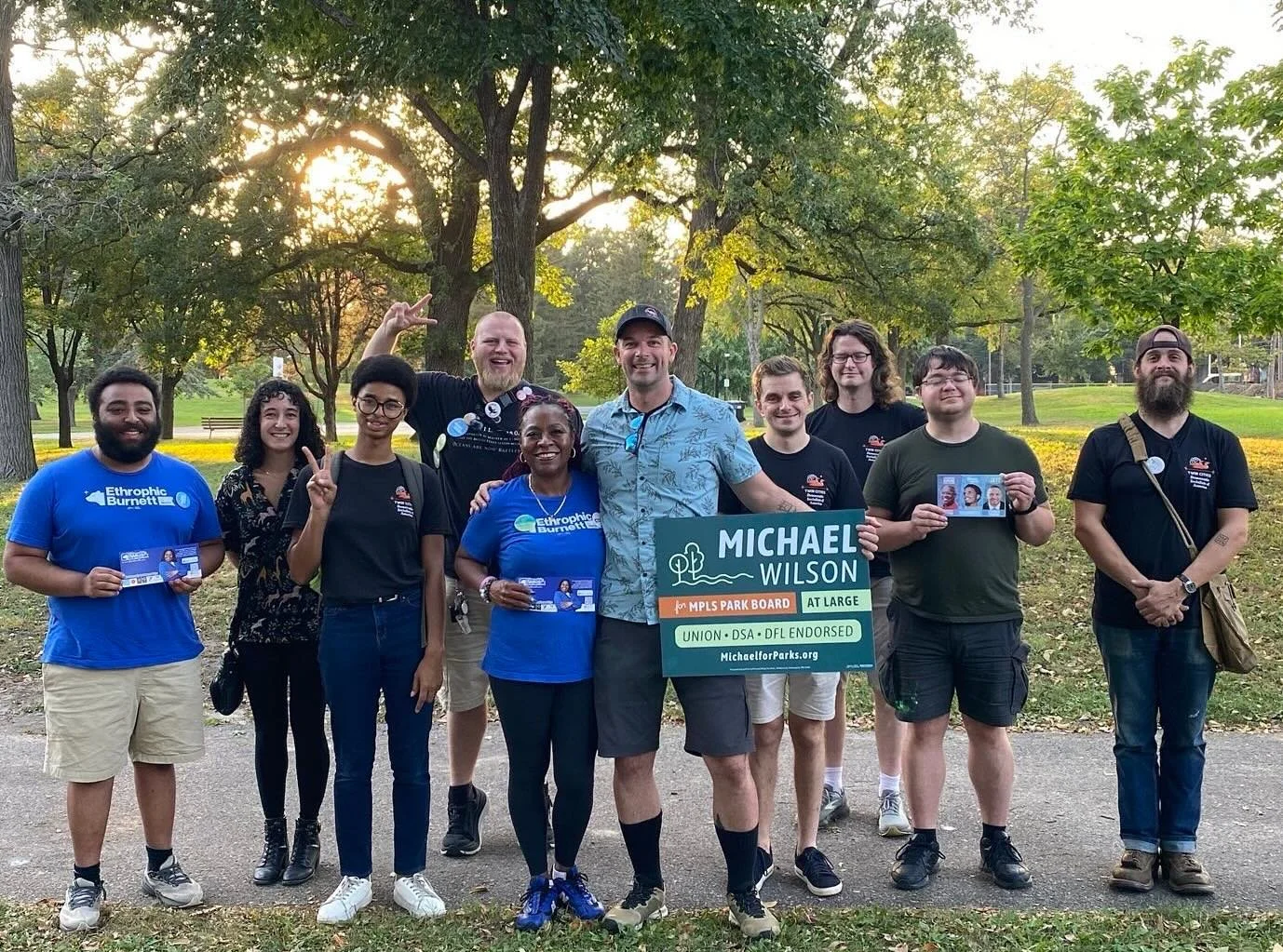 Another beautiful evening with @efornorth in ward 5!