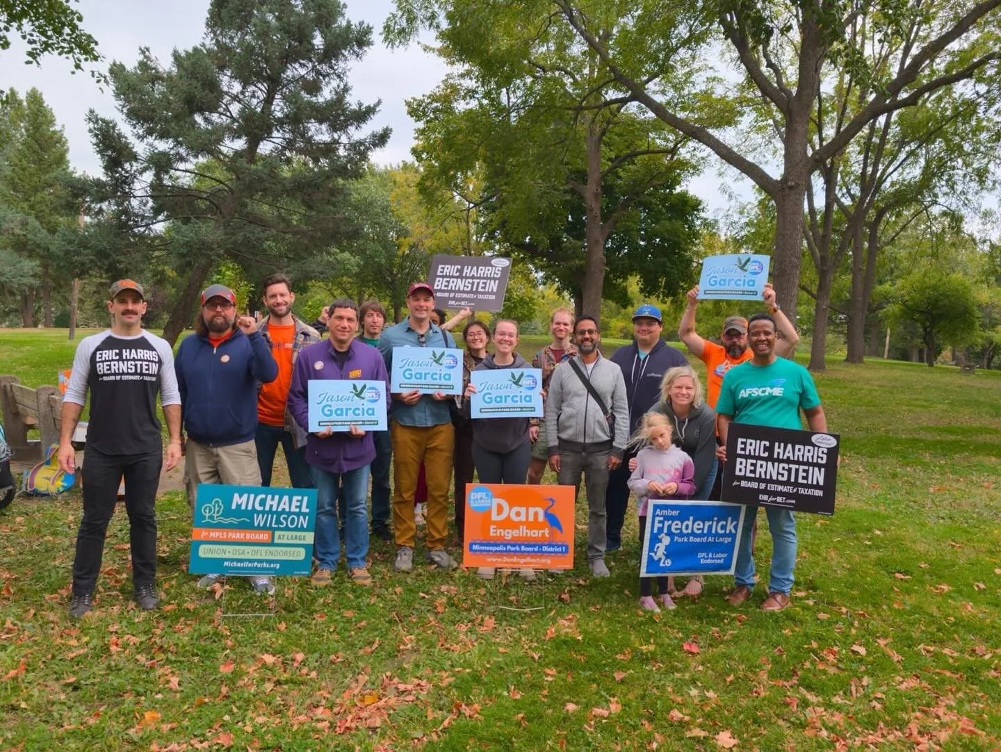 Our second Park Board Day Of Action with @jasongarcia4mpls @engy5150 @amberforparks @kedarforparks @ehbforbet was a big success!