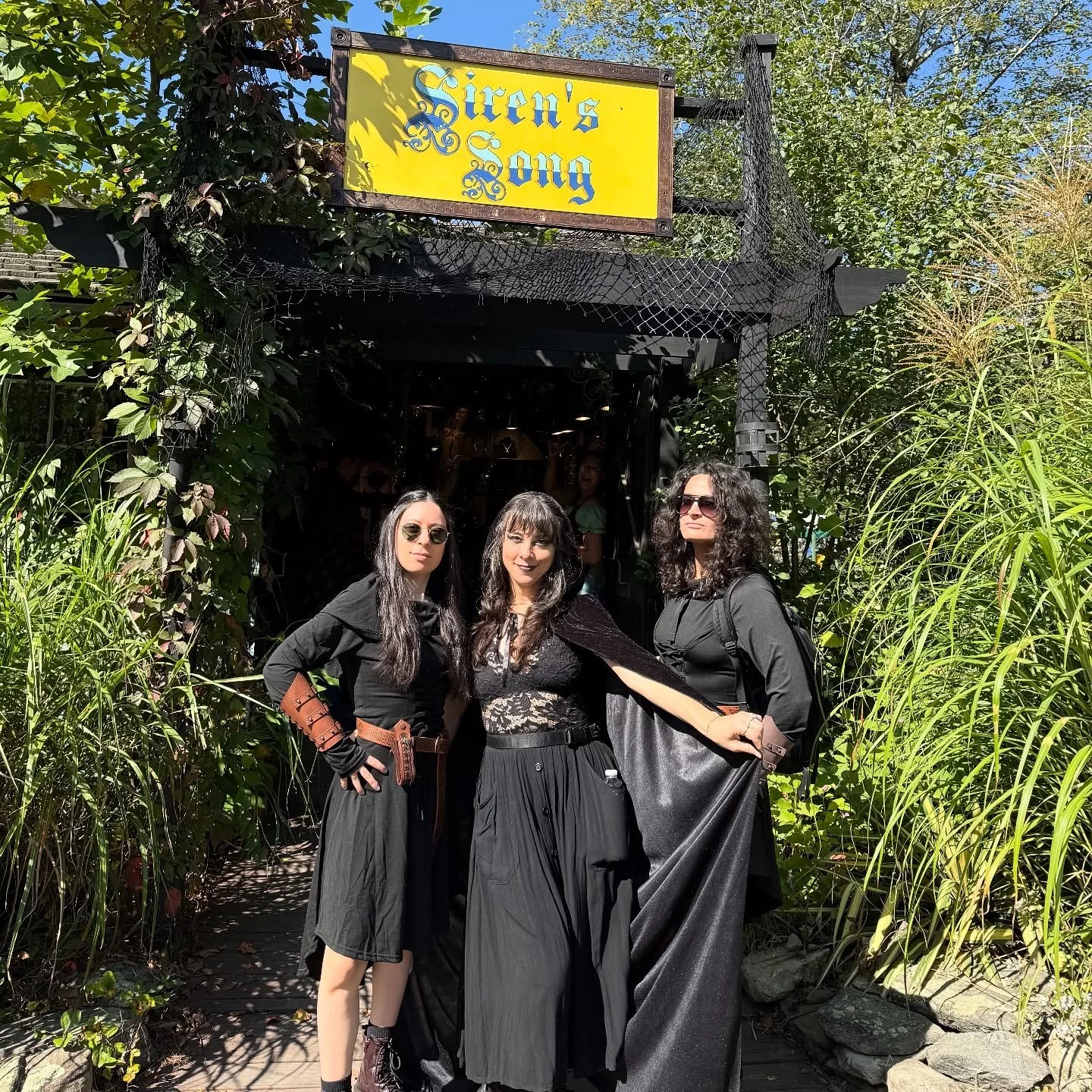 Wishing @rebrose13 a happy bday at the Renaissance Faire! 🎭 We miss you @caitsmithomg! (She&rsquo;s at a rave)