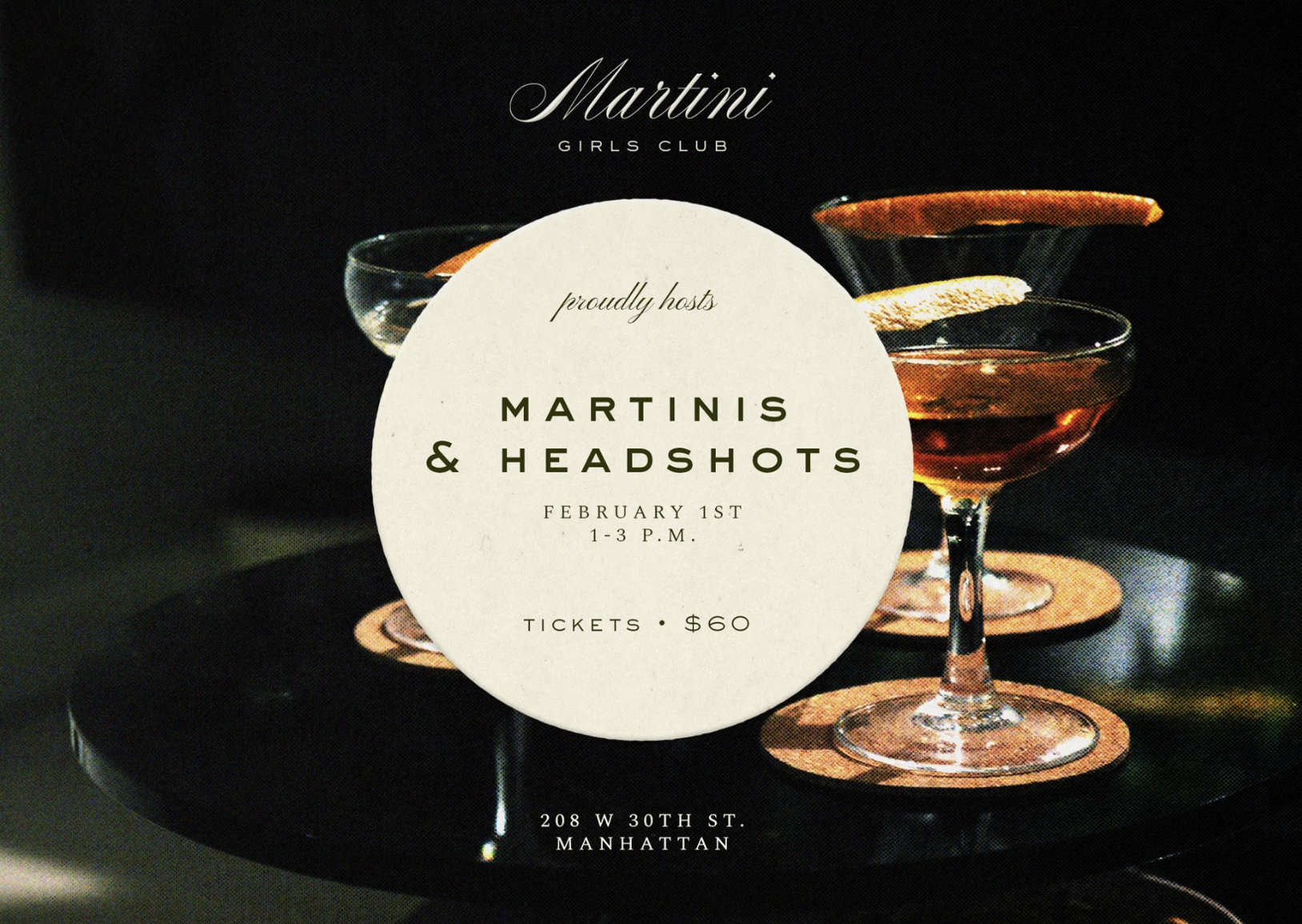 Headshots & Martinis