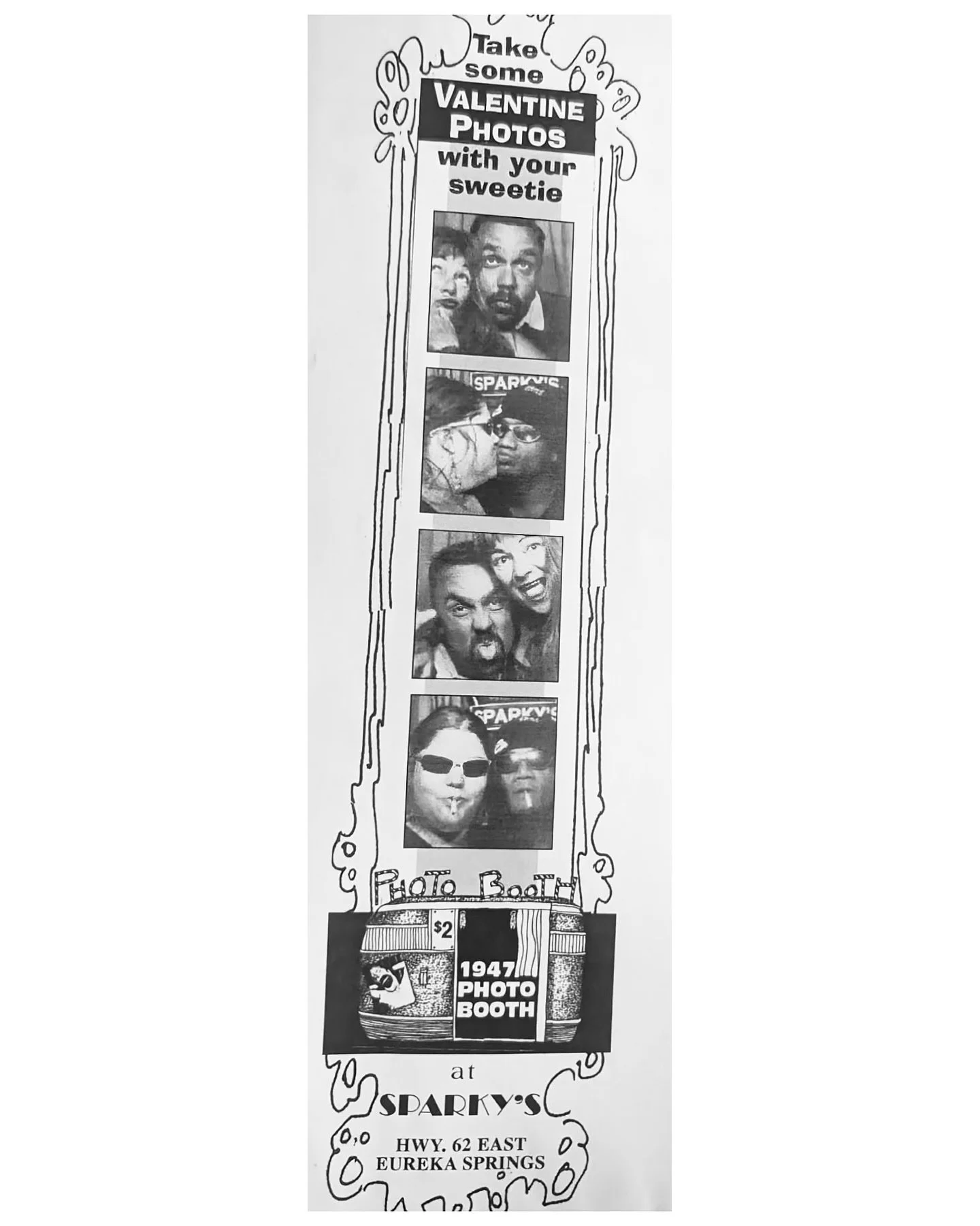 After 2 decades in Seattle, Charlotte closed Glamorama. She moved to Arkansas, taking a few mementos, including a robot groom and bride, and the 1947 photobooth. A mate was found in artist James Yale and together they made a playful and unique home o