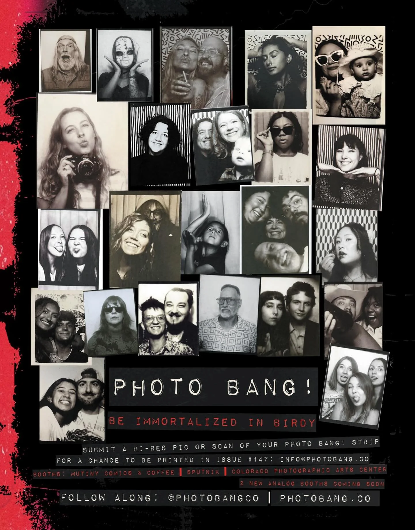 YOUR FACE in @birdy.magazine &hellip; thank you to those who submitted your photostrips. There were so many submissions that we tried to cram as many in here as possible.

This is so, so cool, and the only time we&rsquo;ve ever advertised. It also is