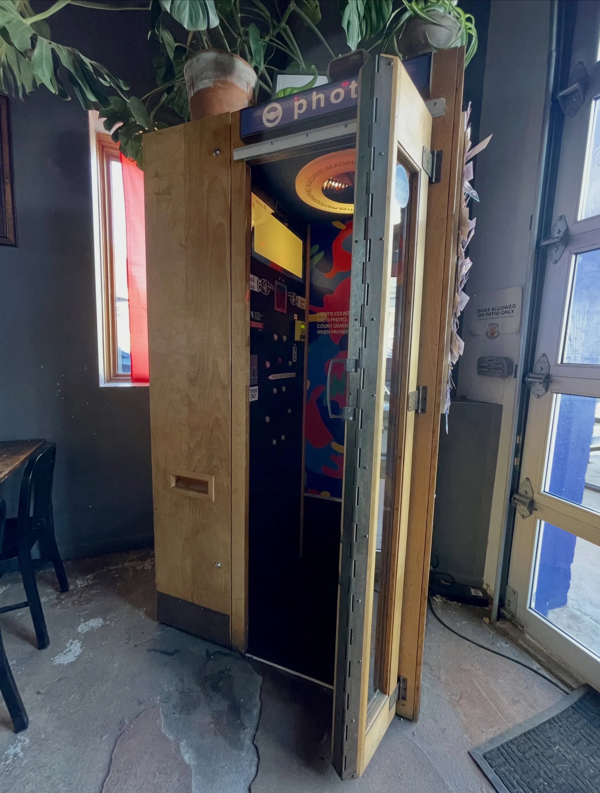 The original phone booth photobooth on Larimer awaits you at @omfbrewing Gratitude party! Today marks 13 years of Gratitude, and our 8th year with our buddies at OMF! Much love to these guys! 🍻 

$6 for two excellent DSLR quality photostrips and a l