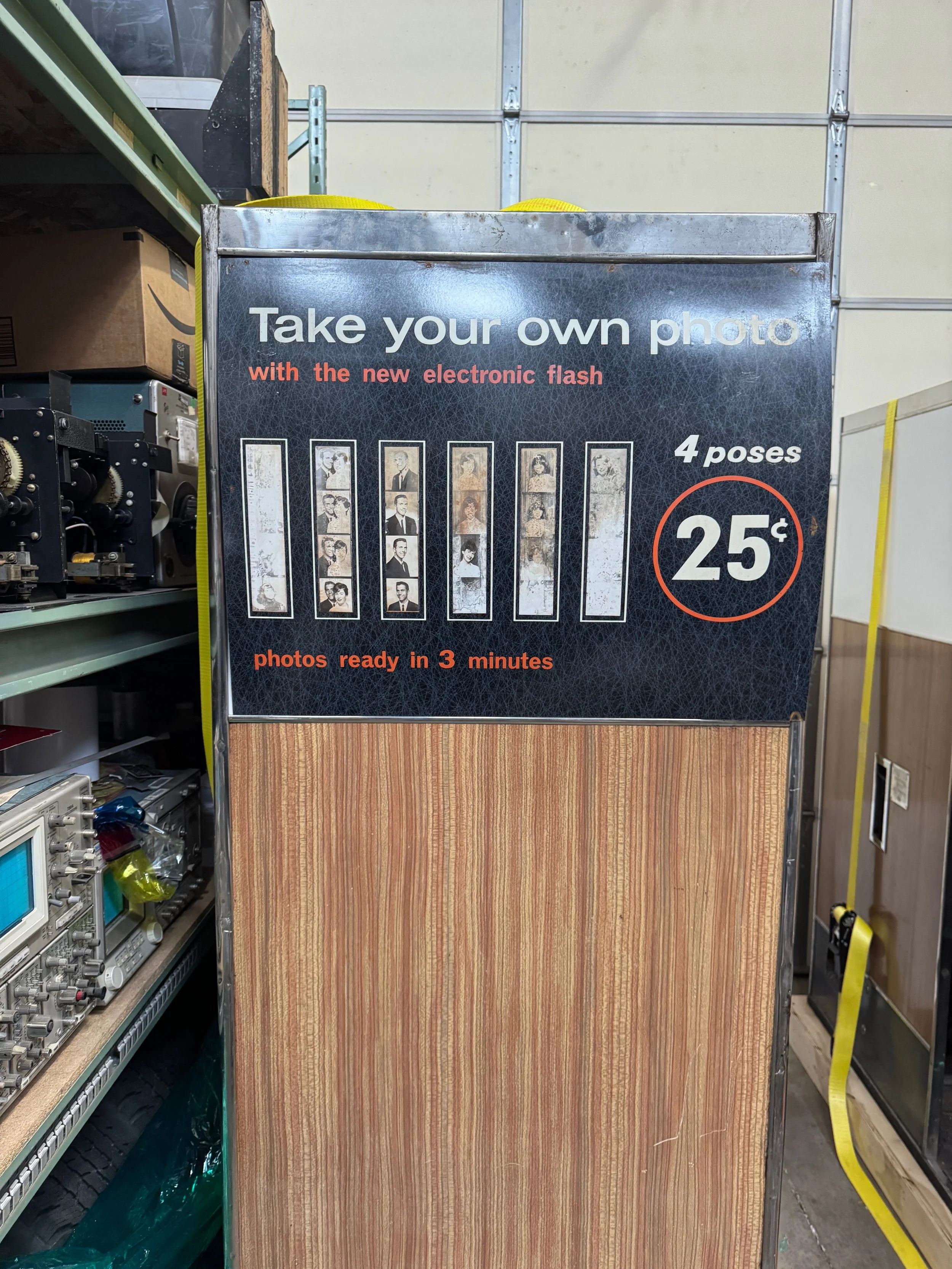 Original Model 17 vintage photo booth signage