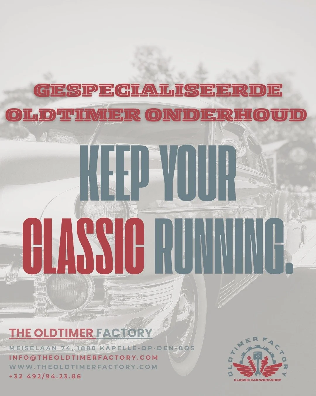 Een oldtimer verdient m&eacute;&eacute;r dan standaard onderhoud.
Wij zorgen voor kennis, zorg en respect voor het origineel.🛠️
Keep your classic running.🚗

#theoldtimerfactory 
#oldtimer 
#classiccar 
#classiccarsdaily 
#oldtimeronderhoud 
#classi