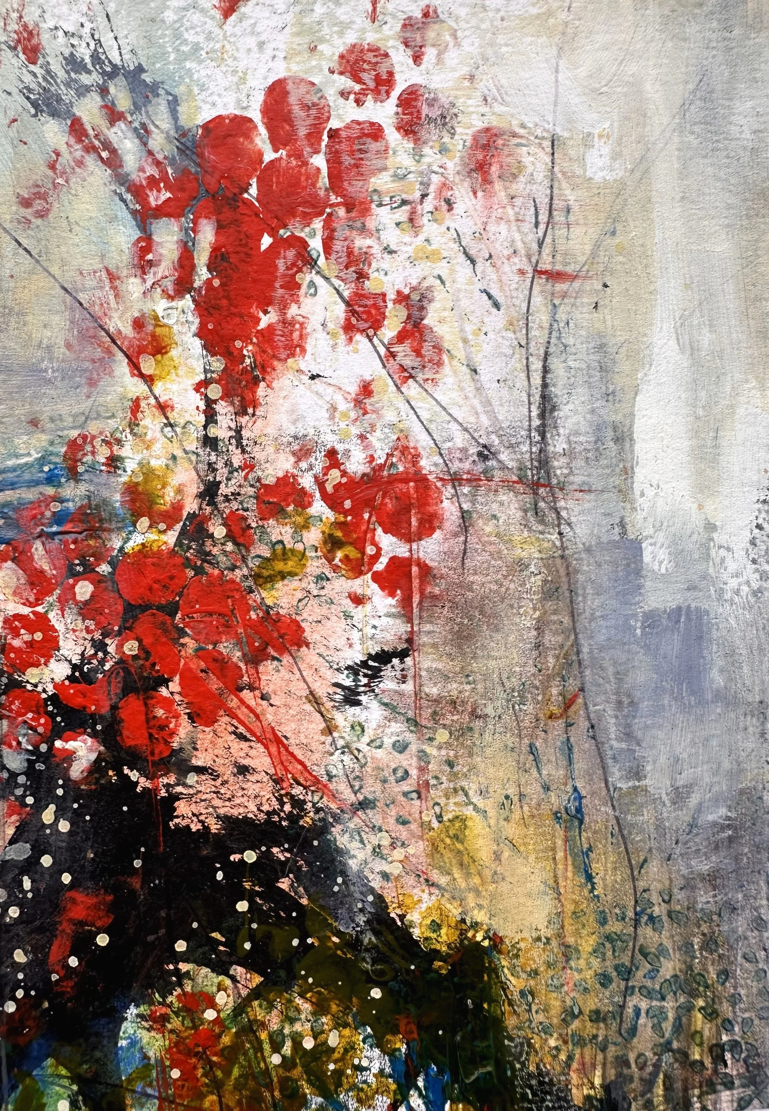 Vivid Life
Acrylic and mixed media on board
Framed size 25cm x 20cm
