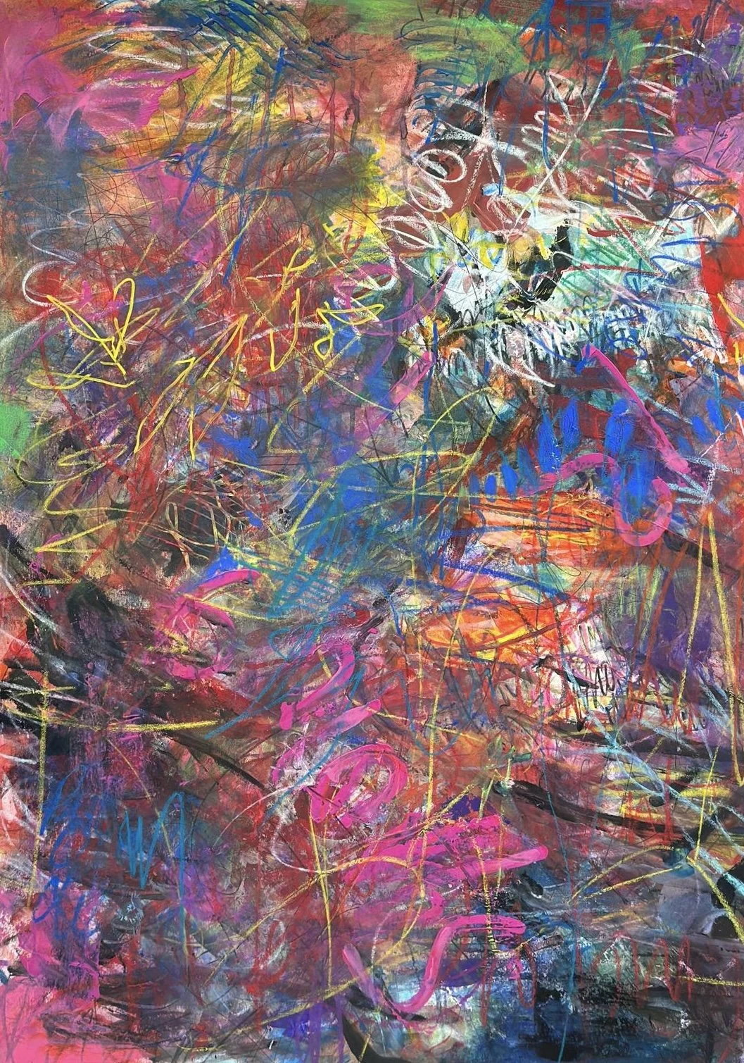 Conversations With My Ghost
Acrylic and mixed media
84cm x 119cm
Not available