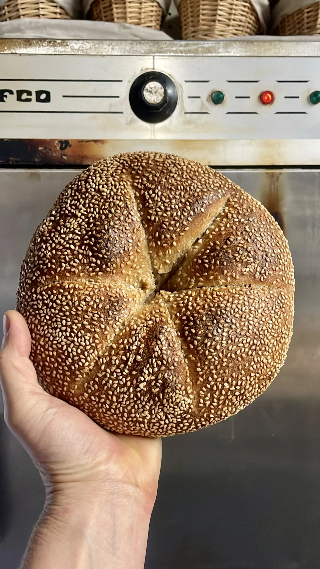 Burnt Honey Sesame Spelt Ring