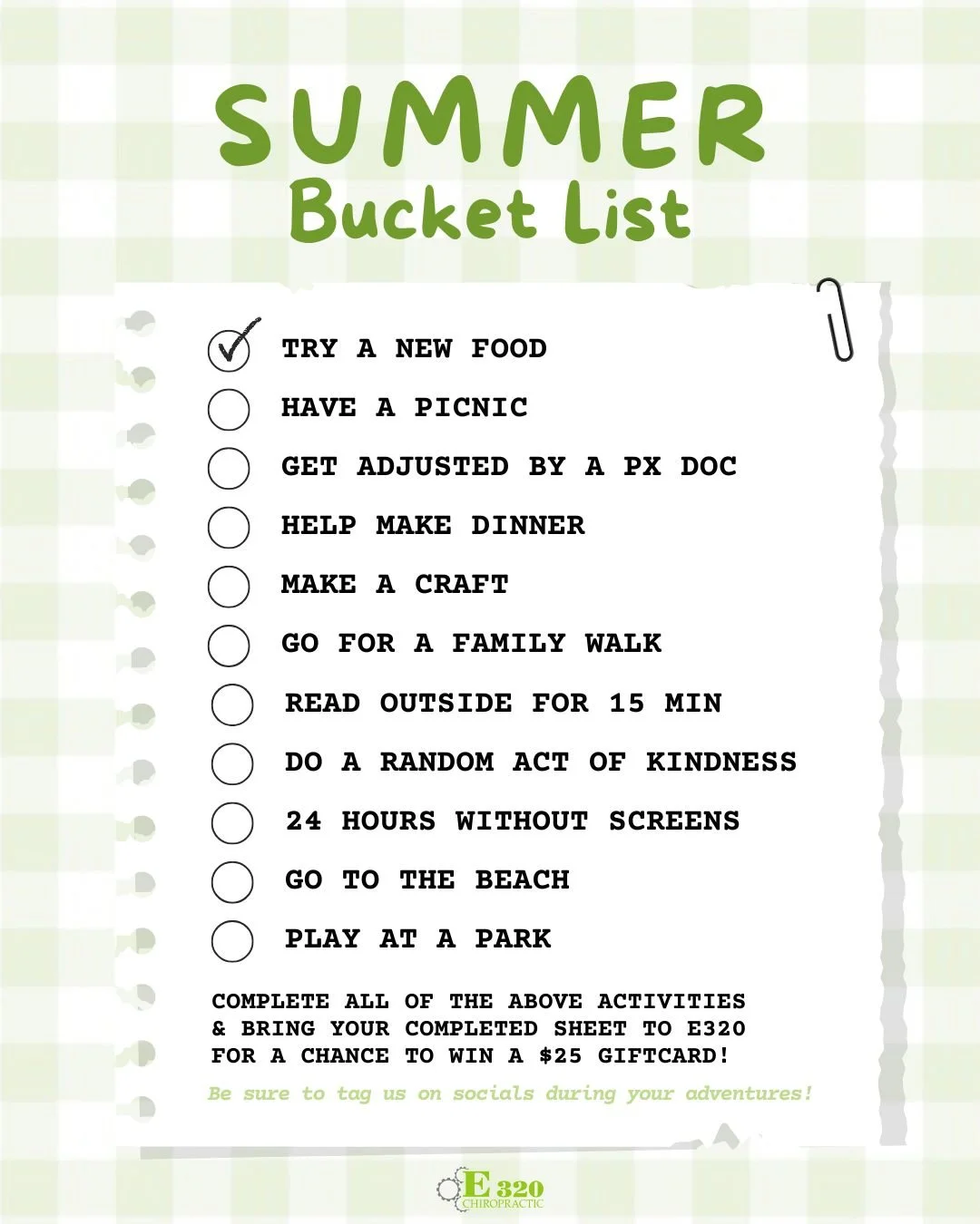 There&rsquo;s just something about summertime around here ☀️
More sunshine, more family time, a little more breathing room&hellip; and okay, it&rsquo;s almost as good as those weekly wellness adjustments 😜
That also means it&rsquo;s time for a Summe