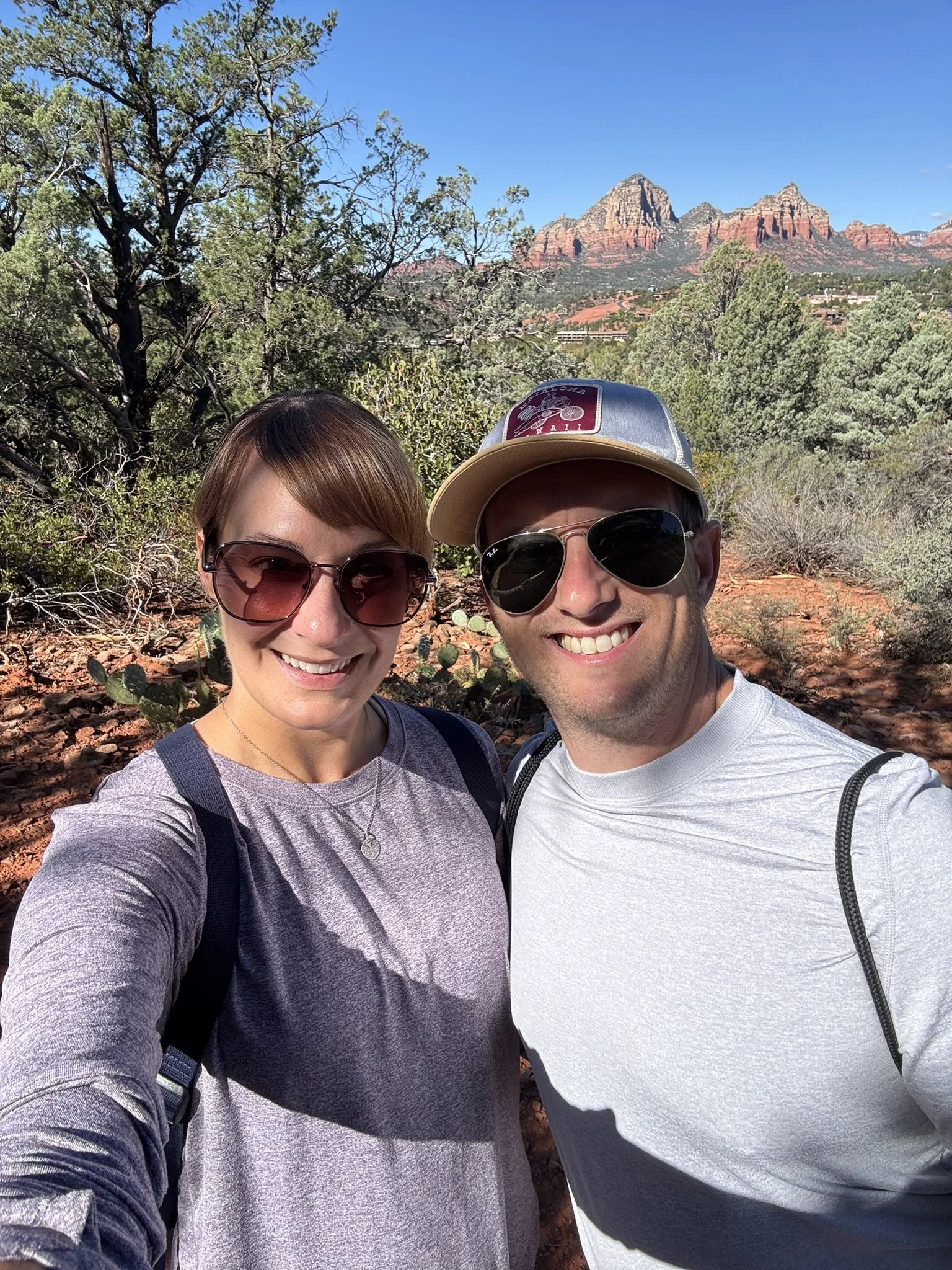 Hiking along Marg's Draw Trail