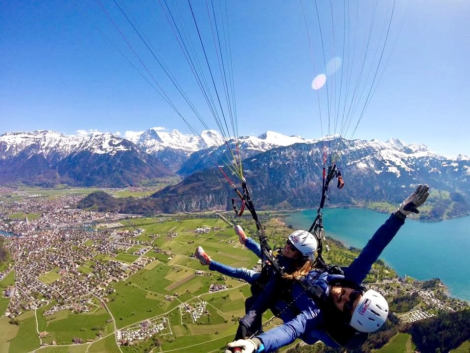 Hang Gliding in Interaken, Switzerland