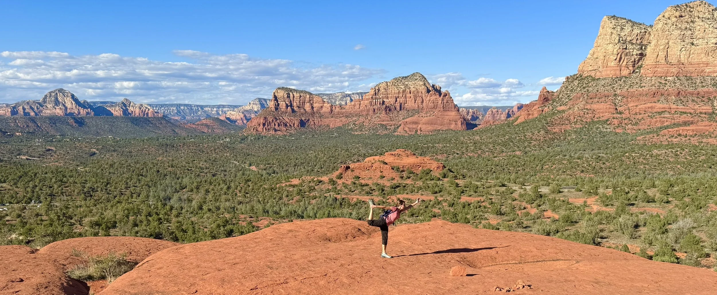 Yoga on Bell Rock in Sedona Arizona