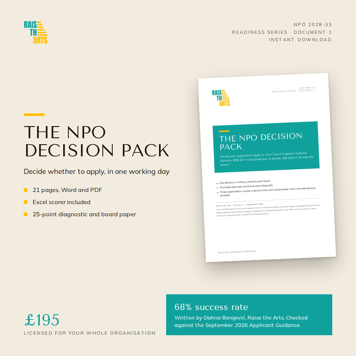 The NPO Decision Pack