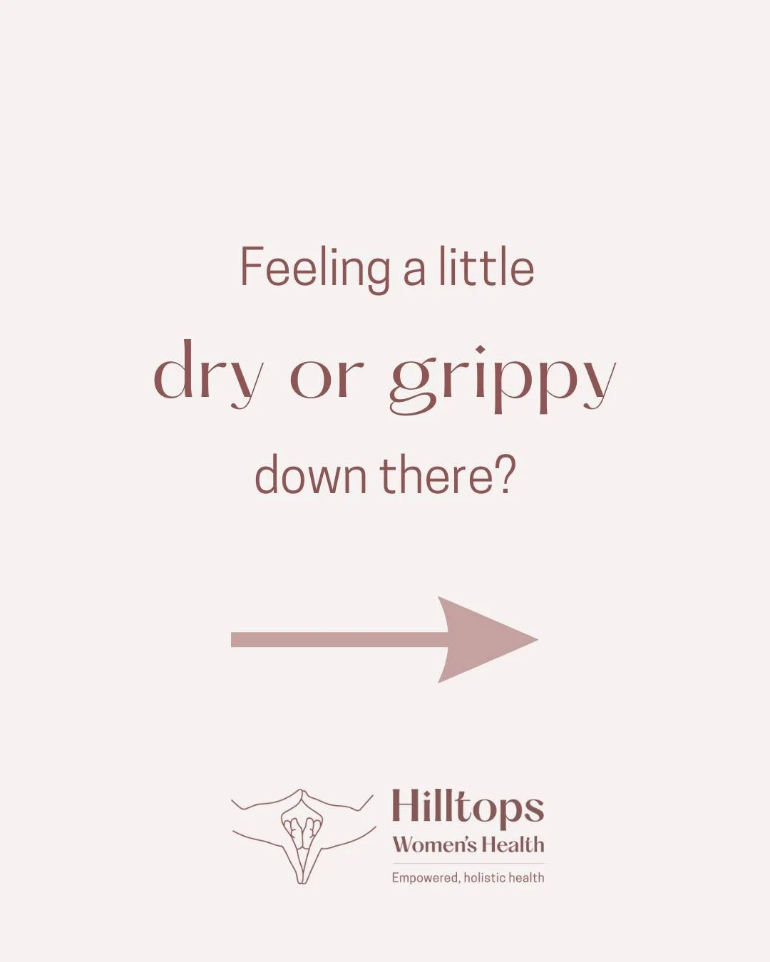 V@ginal and vulv@l dryness are another one of those things you've probably been led to believe you have to live with.

You don't.

It can be a response to what's going on in your whole body, like dehydration or stress. It can be because your microbio