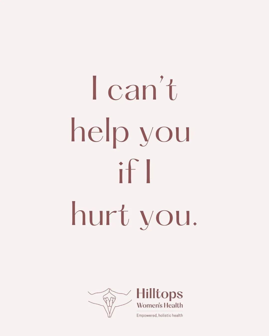 I've had the wisest, most loving teachers over the years and they've had differing views on pain in healing. 

But my philosophy, developed through working with women's bodies and a long career in Nursing, is that I can't help you if I hurt you.

Wor