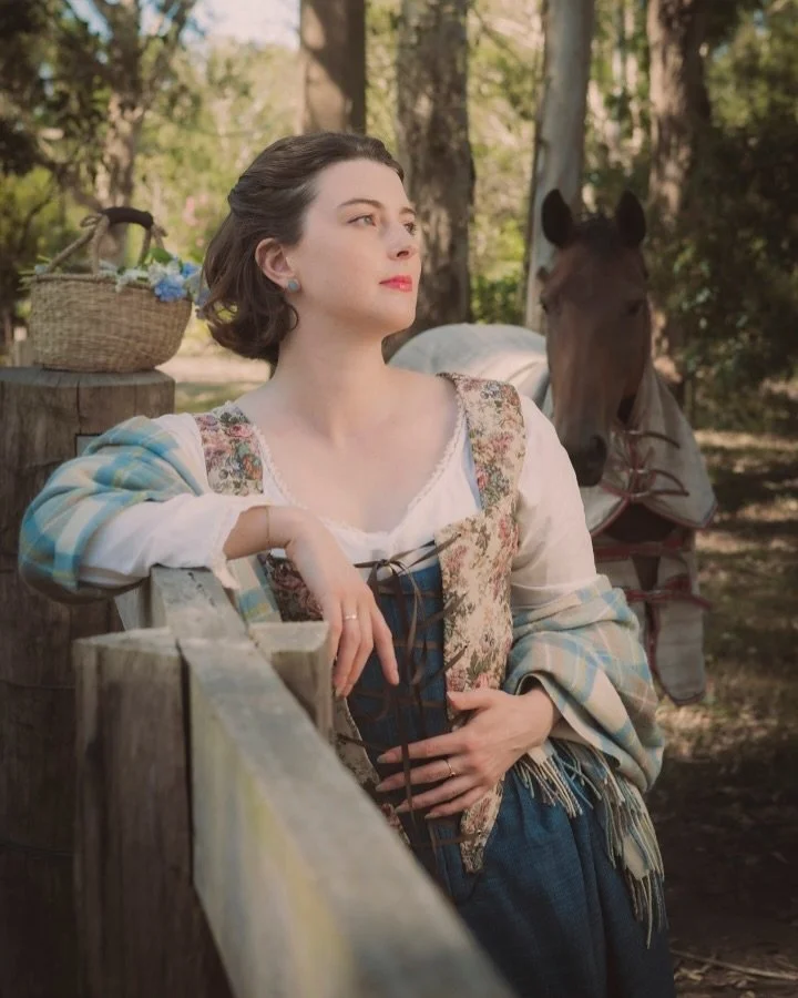 Let&rsquo;s be real Millie &amp; Rocky are the stars of this shoot. 

My dream photographer @lauren.moult.on beautifully captured the moment these lovely horses coming to see what we were up to in their paddock (nothing gets past them). 

#fantasy #h