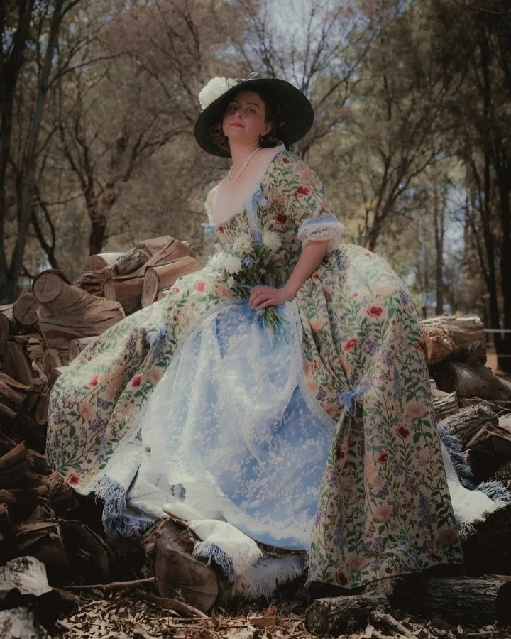 18th century inspired dress from @atelier.arden.official 

Photos by @lauren.moult.on 

#fantasy #renfaire #costumedesign #18thcentury #fashiondesigner #fairytale #dreamdress #corset #fyp