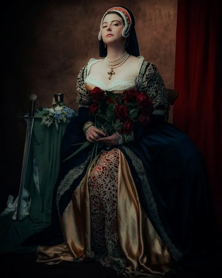 My Anne Boleyn dress - actually inspired by an opera costume I found on Pinterest and I just kept adding more until it became what it is now. 

Photos by @lauren.moult.on in above 35 degrees Celsius heat - she&rsquo;s honestly incredible. 

#annebole