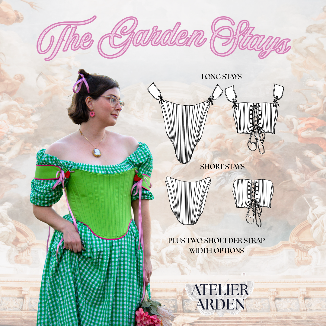 The Garden Stays Sewing Pattern - Digital Download via email