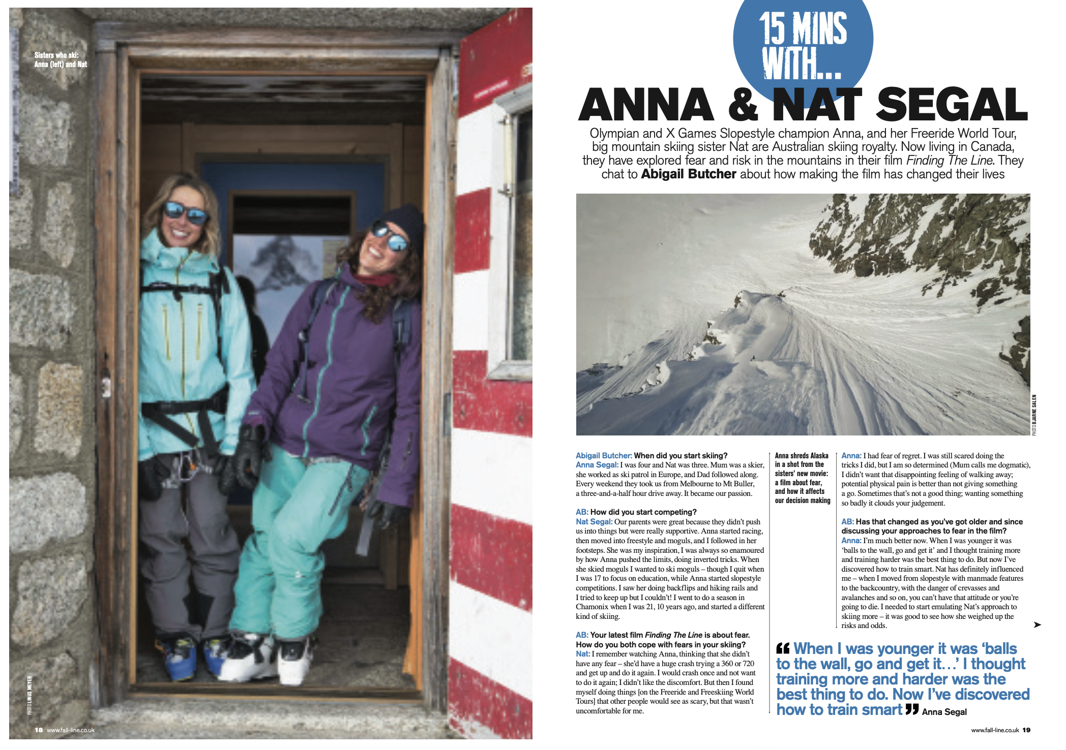 Interview, Fall-Line Ski Magazine