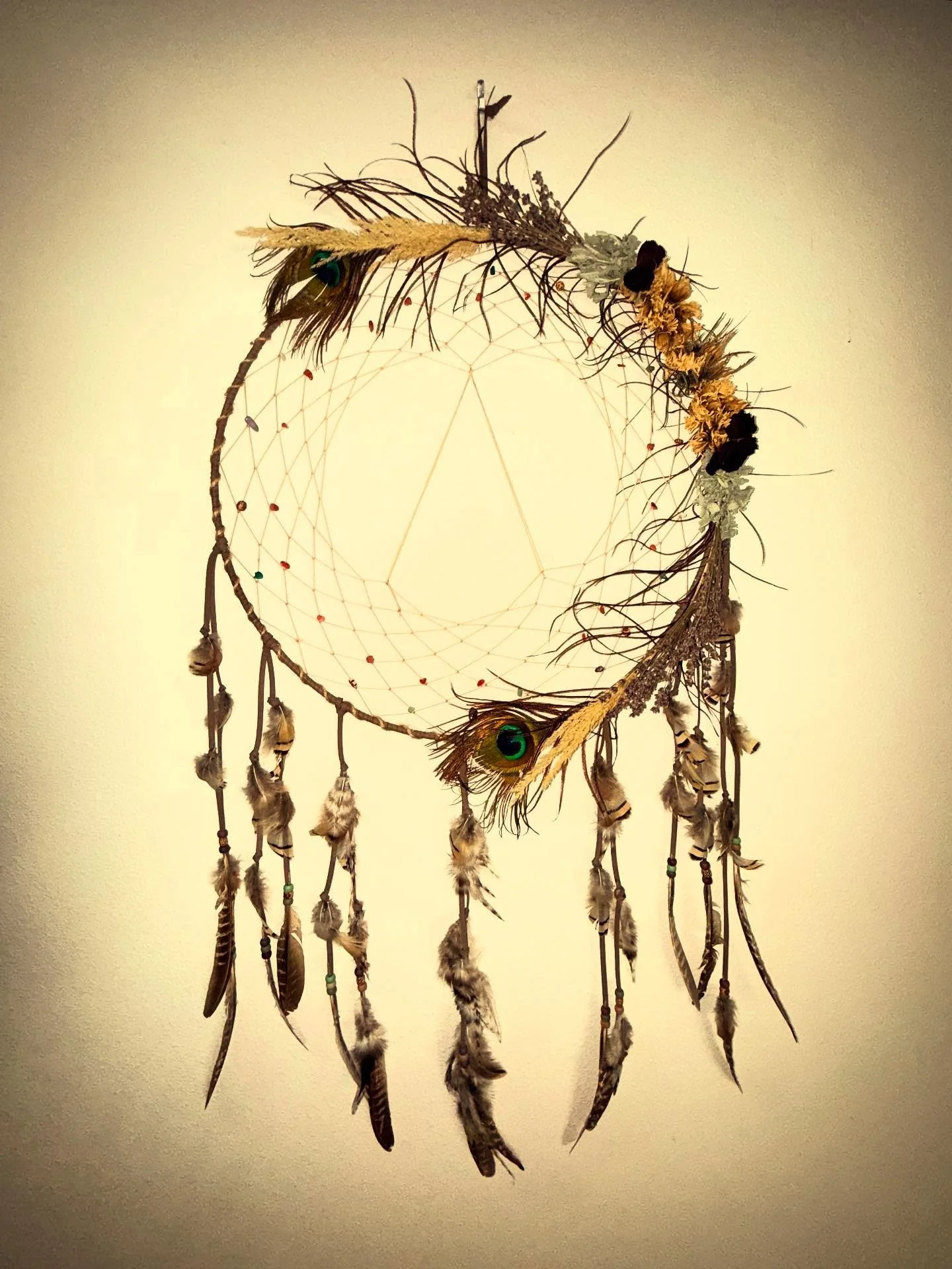 Unfortunately, dear ones&hellip; This one is not available for purchase. It is tender for me as I reignite the inner dream weaver that has been dormant for some years now, long before Altars of Light. I started creating dreamcatchers back in 2018 as 