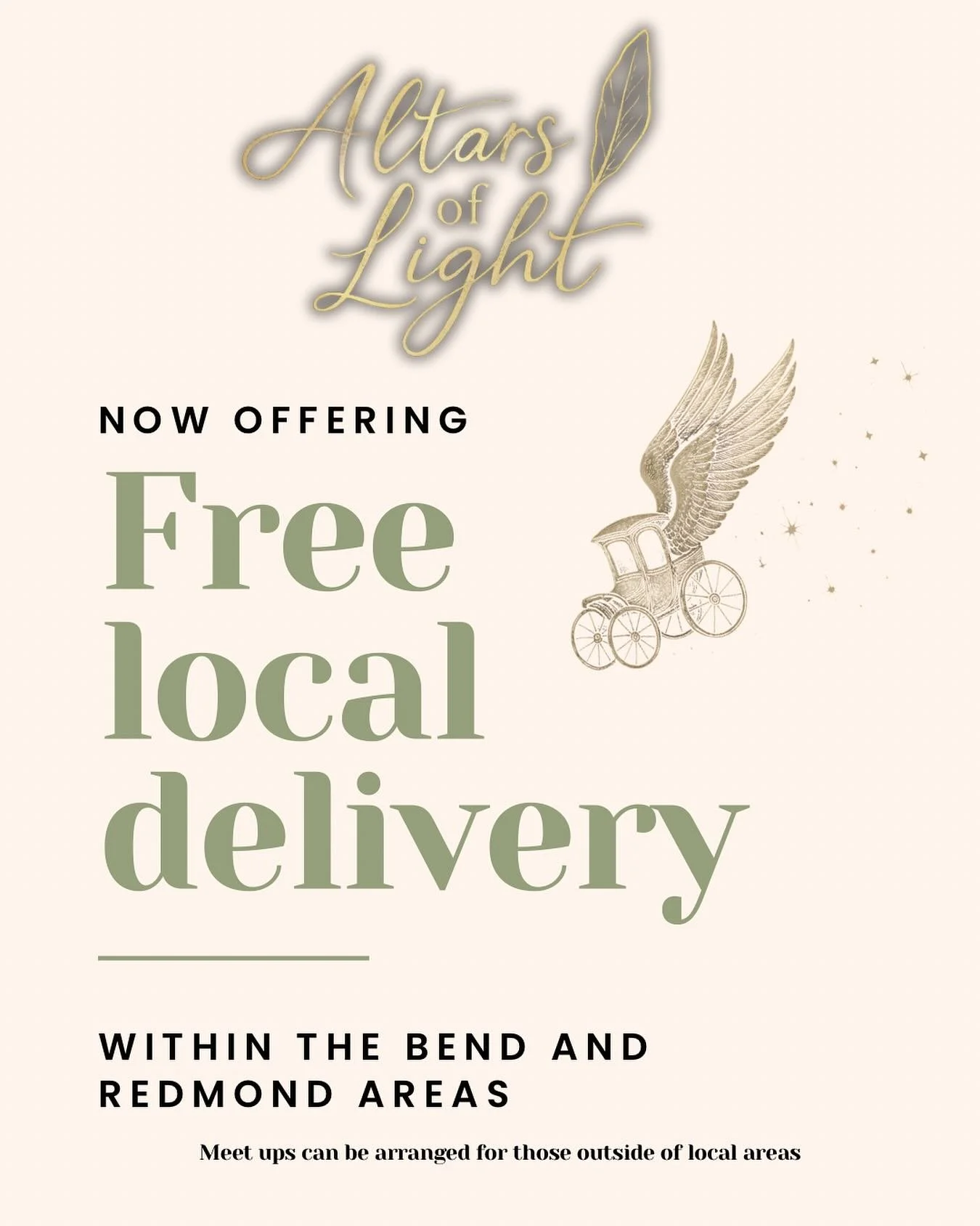 New Announcement!

As the artist of Altars of Light, I care deeply about these pieces and I care deeply that they make it into the hands they&rsquo;re meant to be in. As delicate as they are, I am now offering free local delivery to minimize damage f