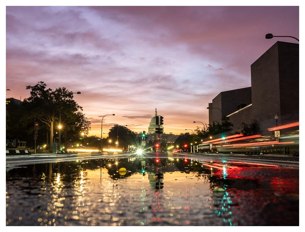 marathon-blog-post-20250924-Sunrise on Pennsylvania Ave afer rain.jpg