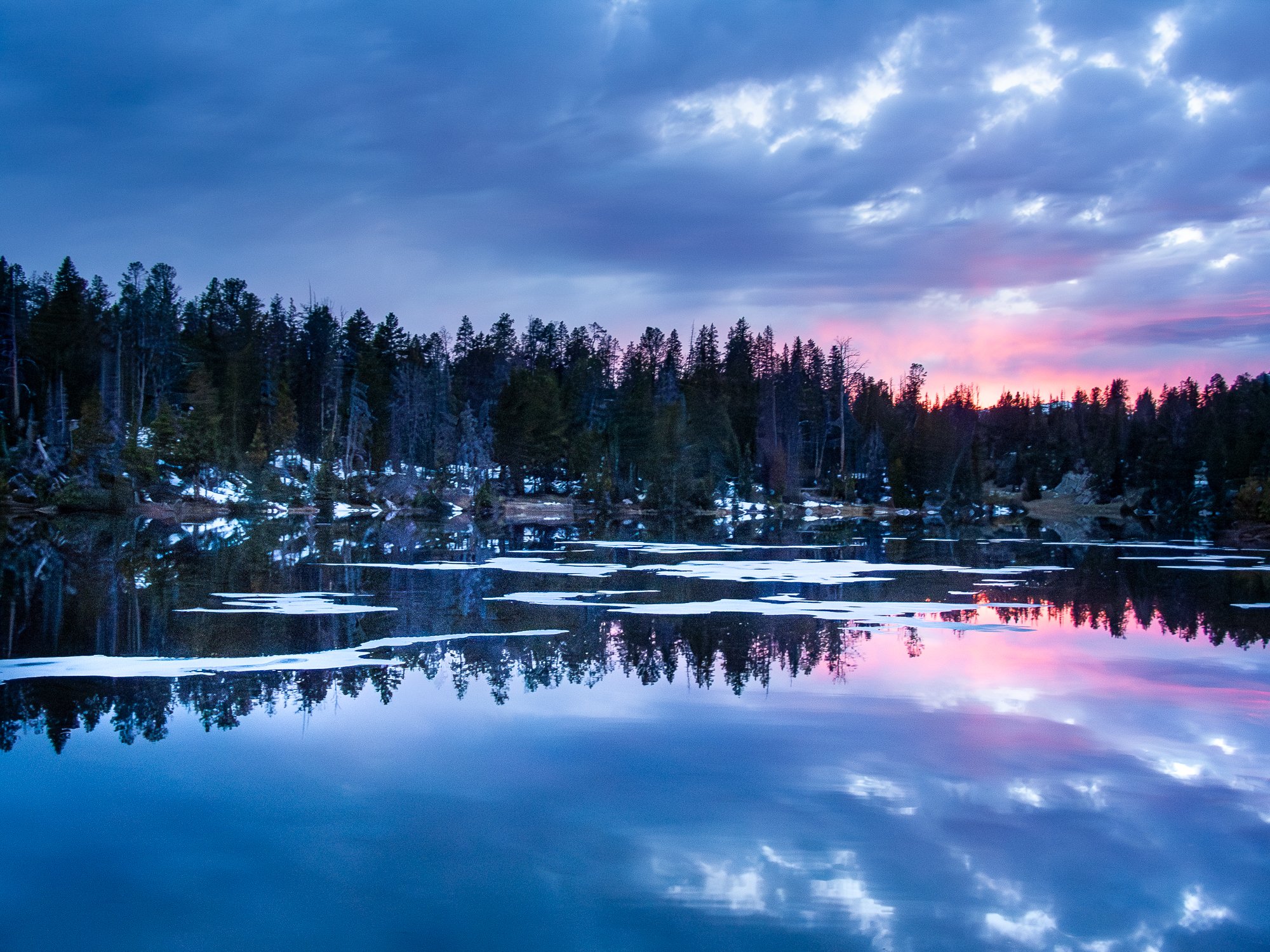 Sunset in Wind River Range, Wyoming